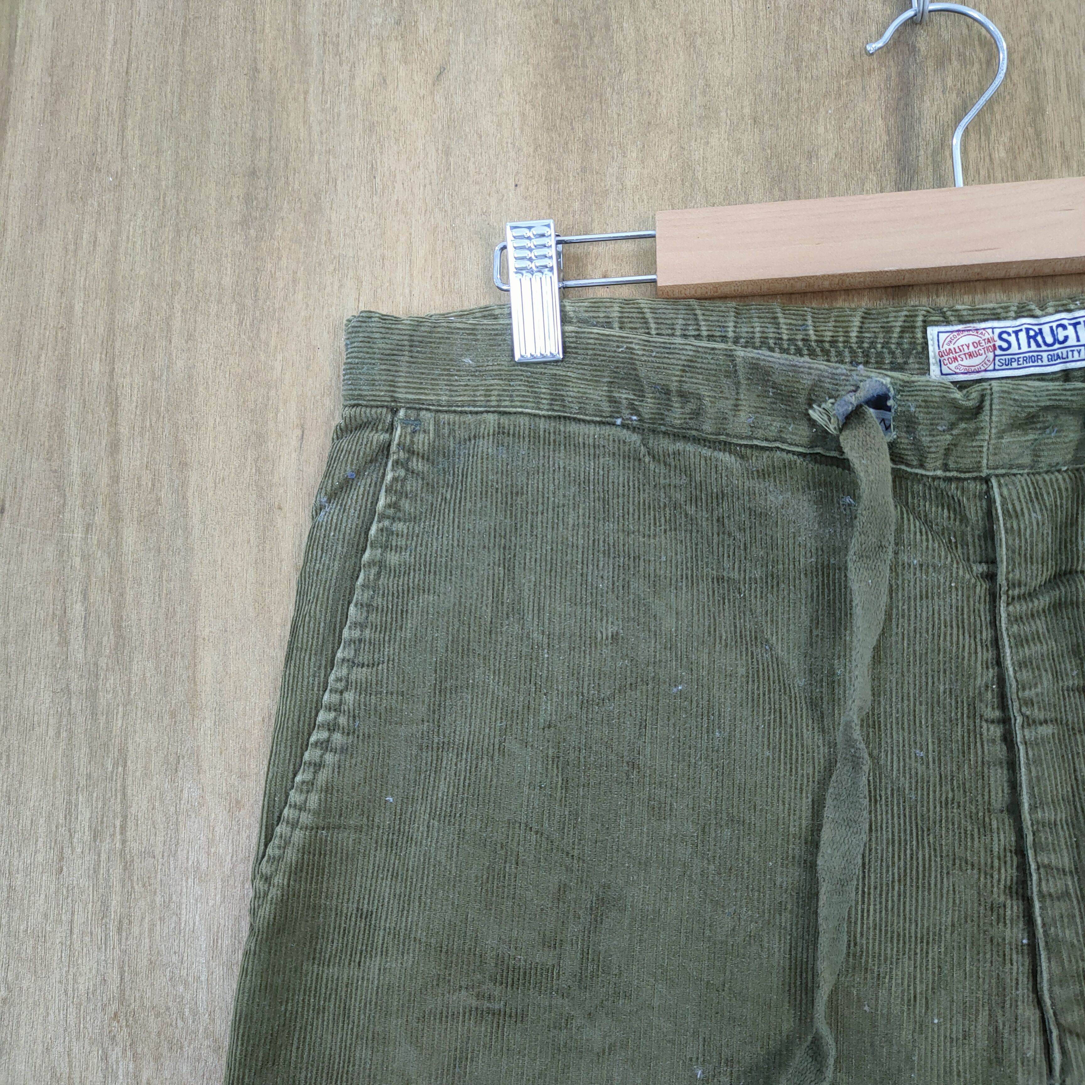 Structure STRUCTURE PANTS GREEN CORDUROY CARGO PANTS Size US 34 / EU 50 - 4 Thumbnail