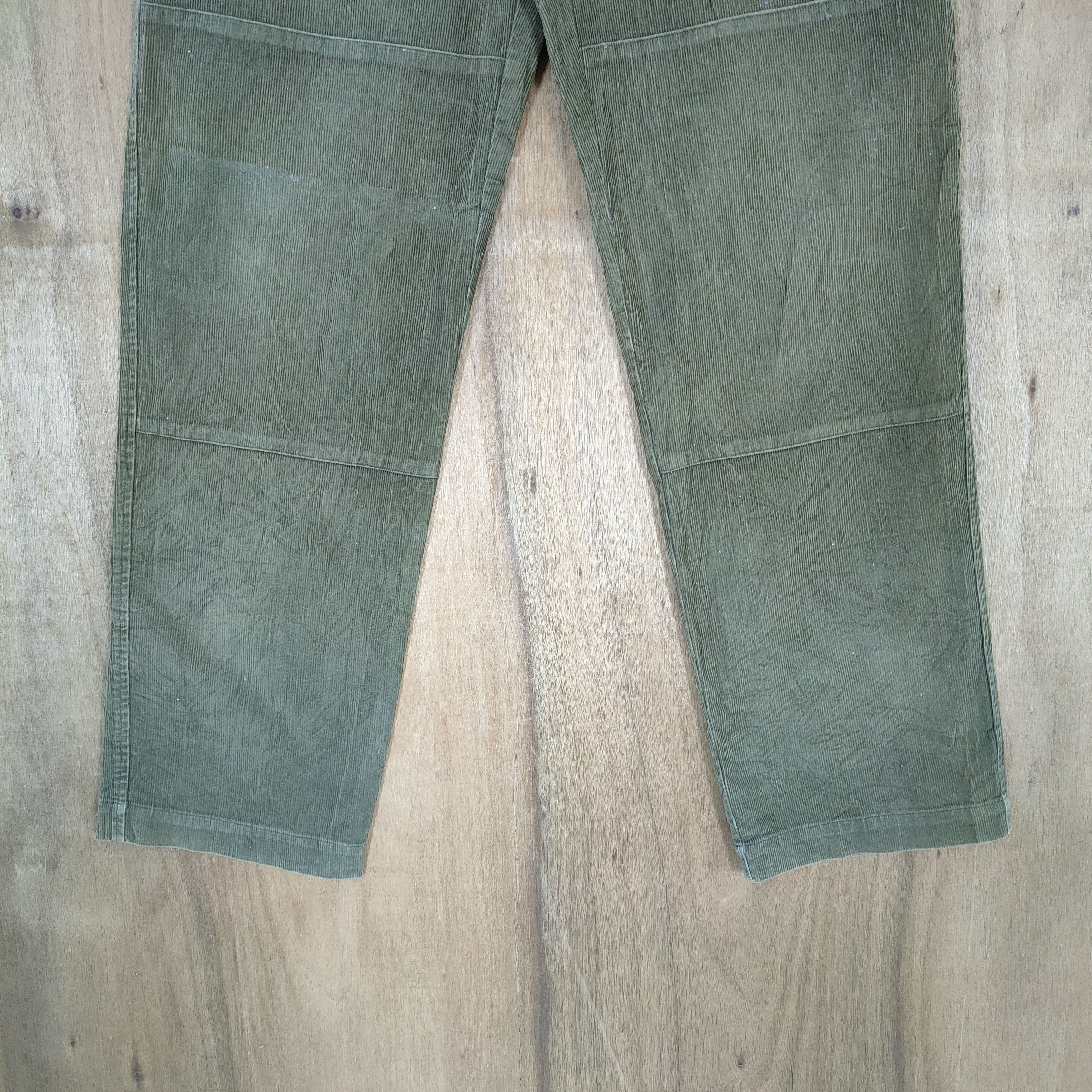 Structure STRUCTURE PANTS GREEN CORDUROY CARGO PANTS Size US 34 / EU 50 - 3 Thumbnail