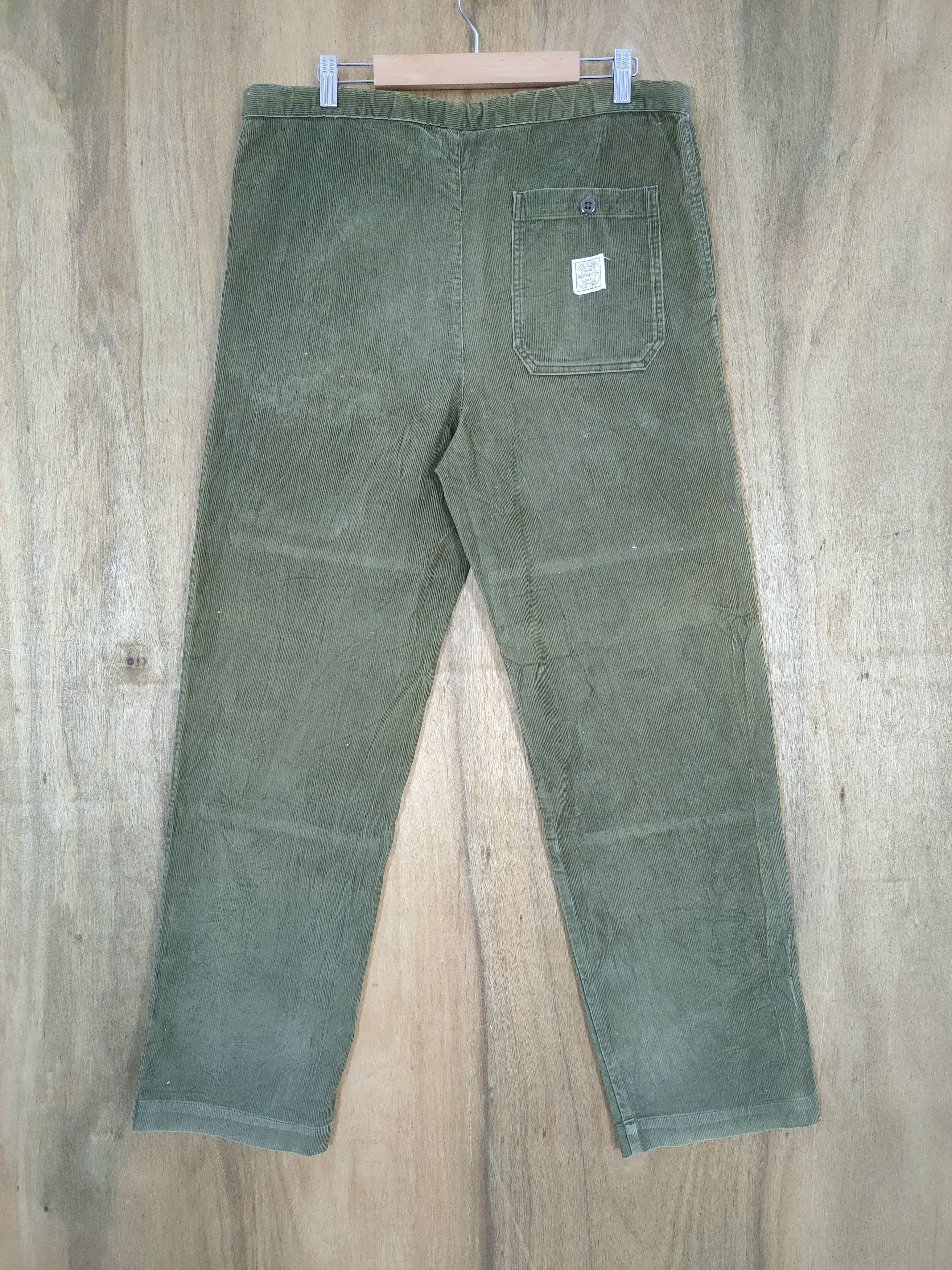 Structure STRUCTURE PANTS GREEN CORDUROY CARGO PANTS Size US 34 / EU 50 - 8 Thumbnail