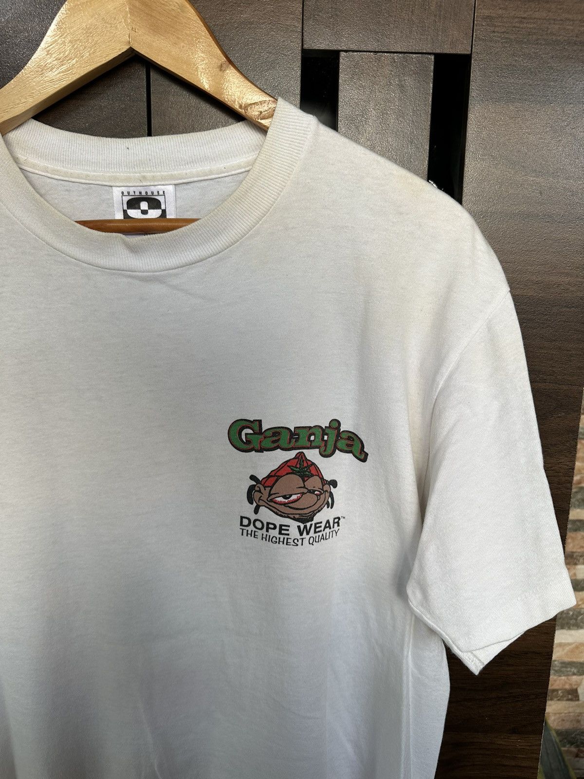 Rap Tees Vintage Ganja Cereal Weed white tee single stitch Rare Dope Size US L / EU 52-54 / 3 - 2 Thumbnail