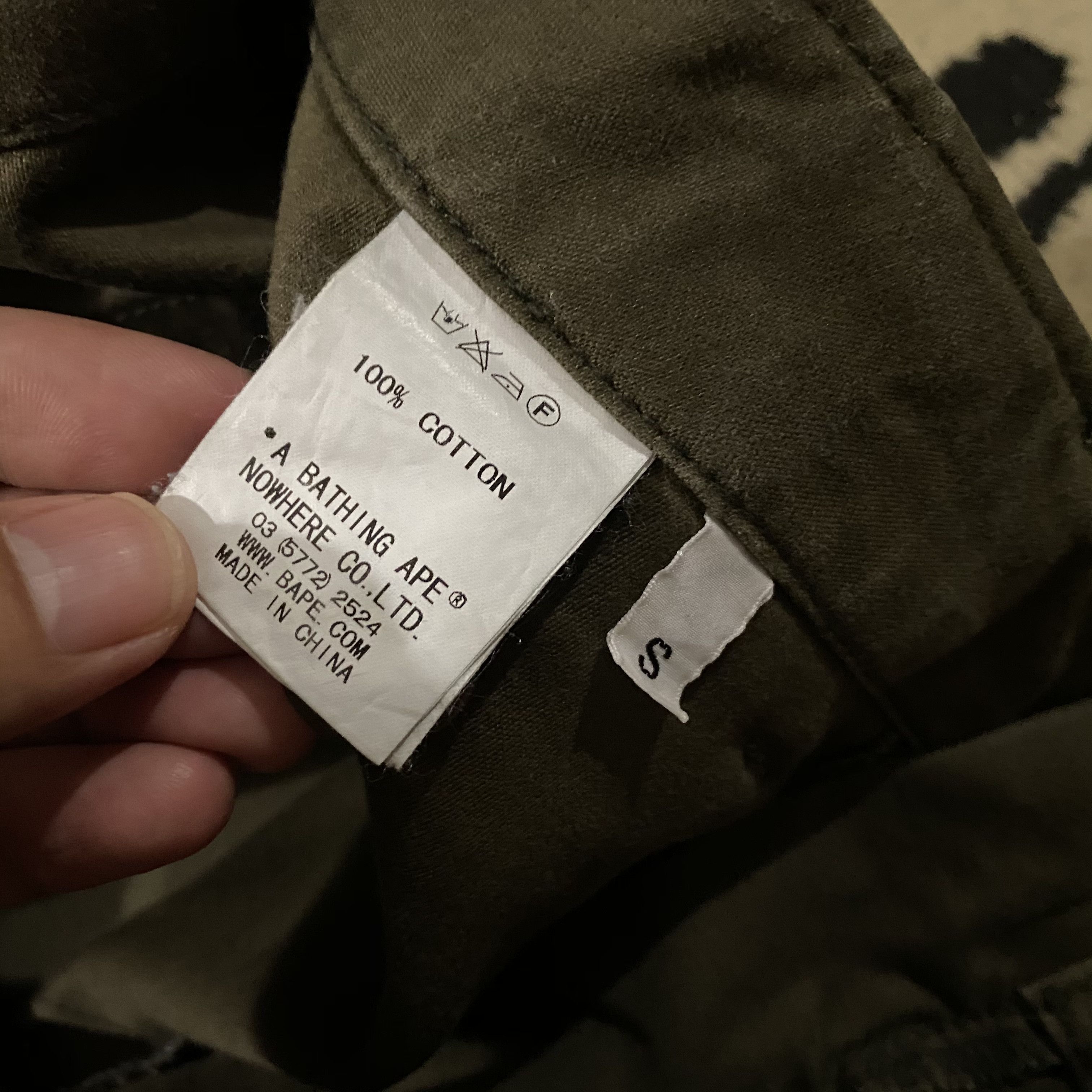 Bape A Bathing Ape Army Design Pants Size US 31 - 8 Thumbnail