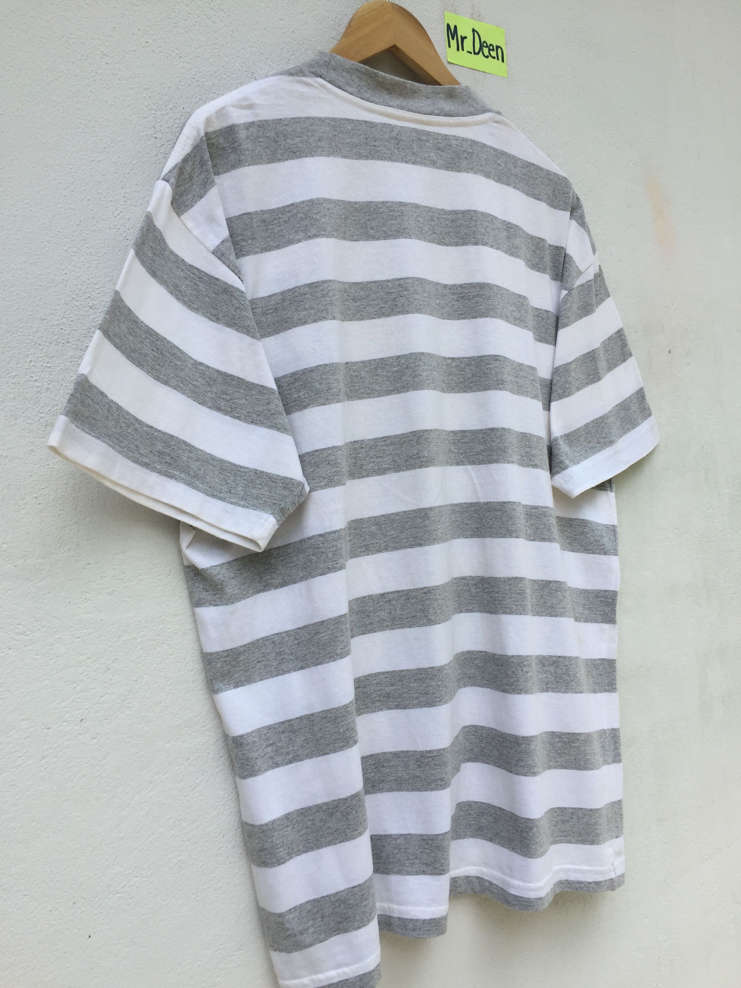 Guess RARE!Vtg 90s Guess Jeans Embroidered Striped Tee Asap Rocky Size US M / EU 48-50 / 2 - 9 Thumbnail