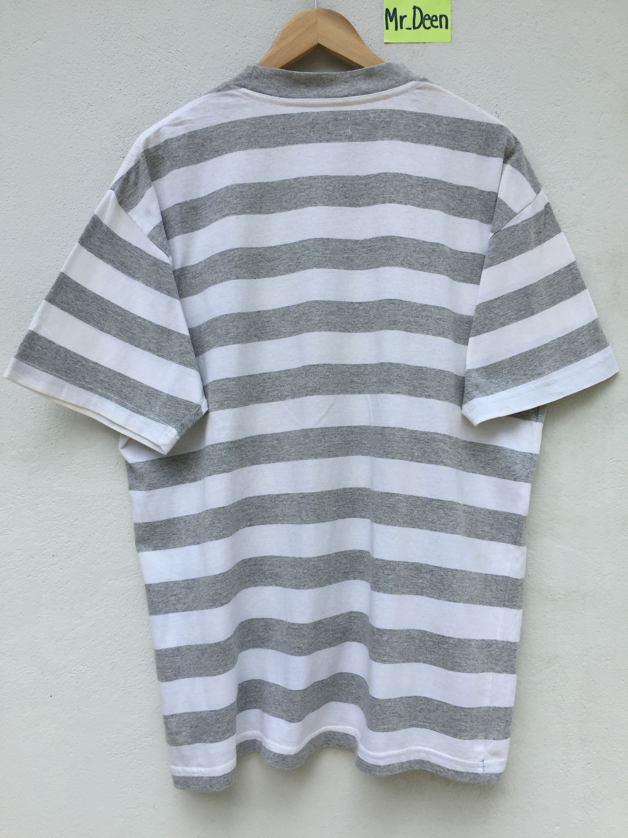 Guess RARE!Vtg 90s Guess Jeans Embroidered Striped Tee Asap Rocky Size US M / EU 48-50 / 2 - 8 Thumbnail