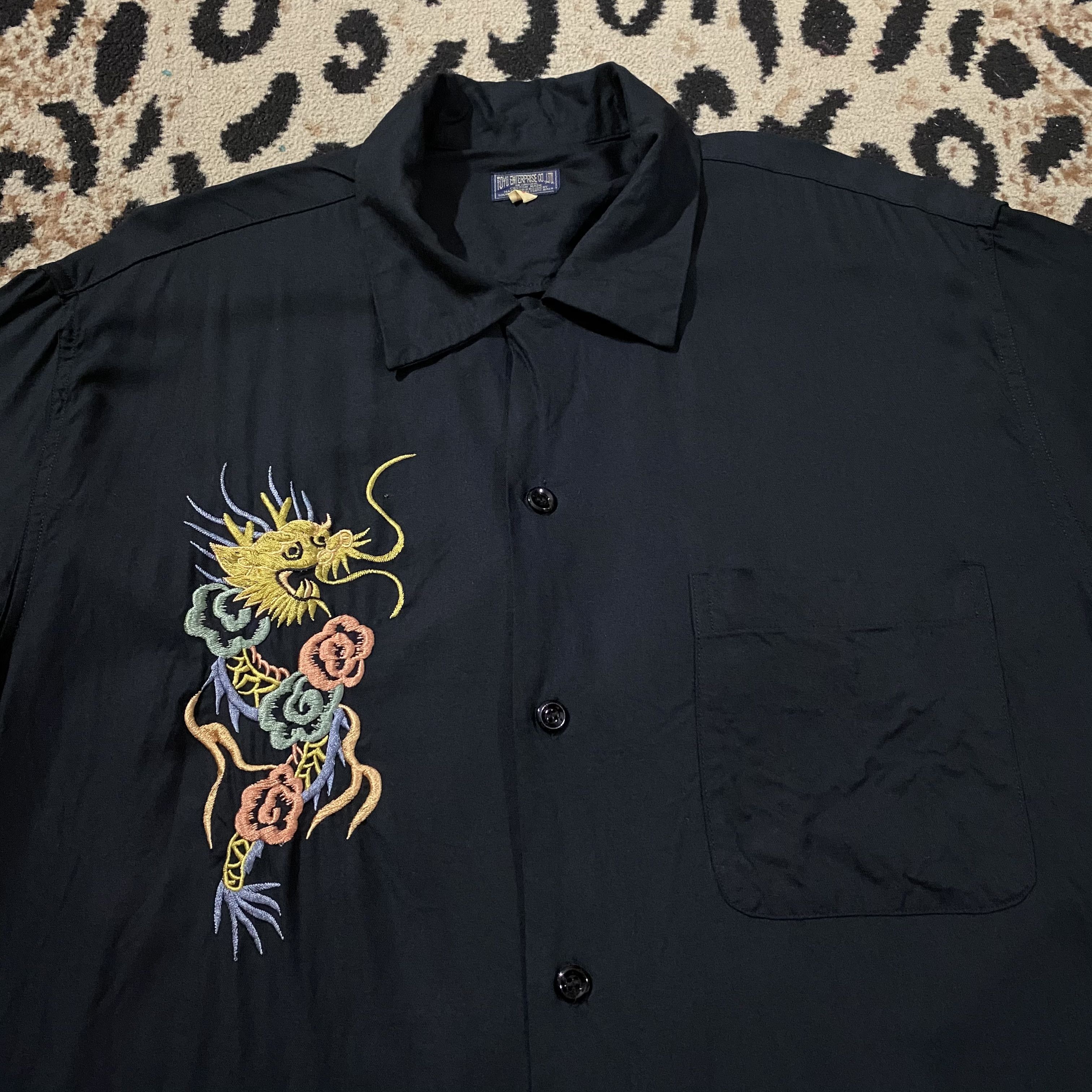 Japanese Brand Vintage Toyo Enterprise Sukajan Shirt TT31748 Size US L / EU 52-54 / 3 - 7 Thumbnail
