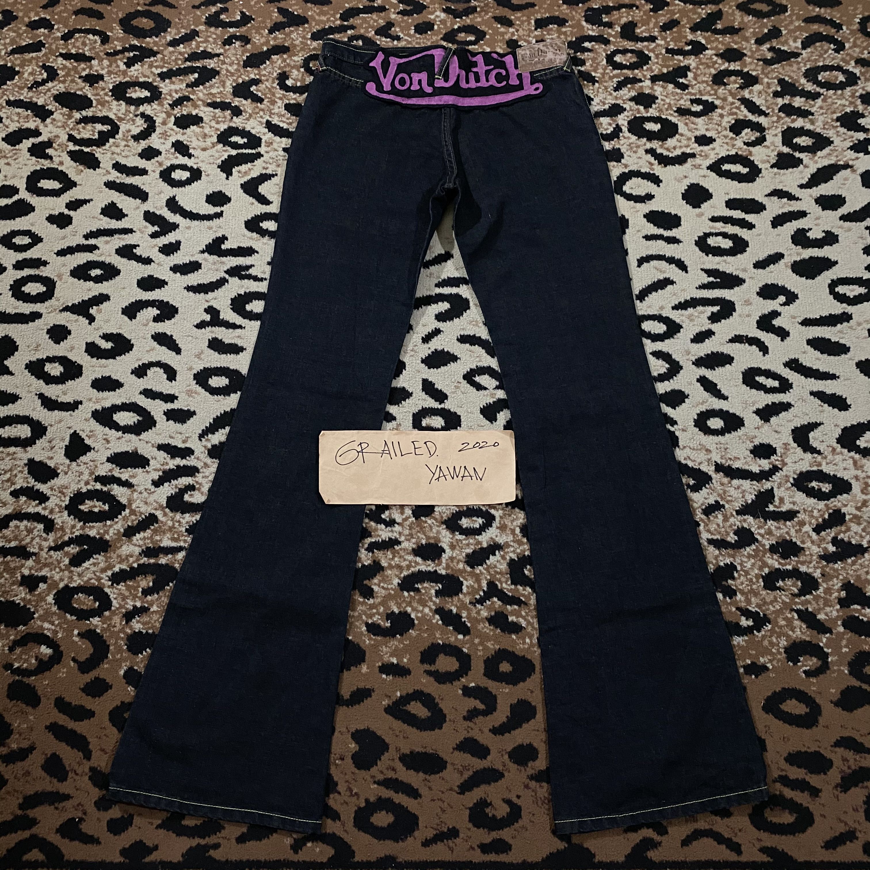 image of Von Dutch Denim Pants in Blue, Men's (Size 26)