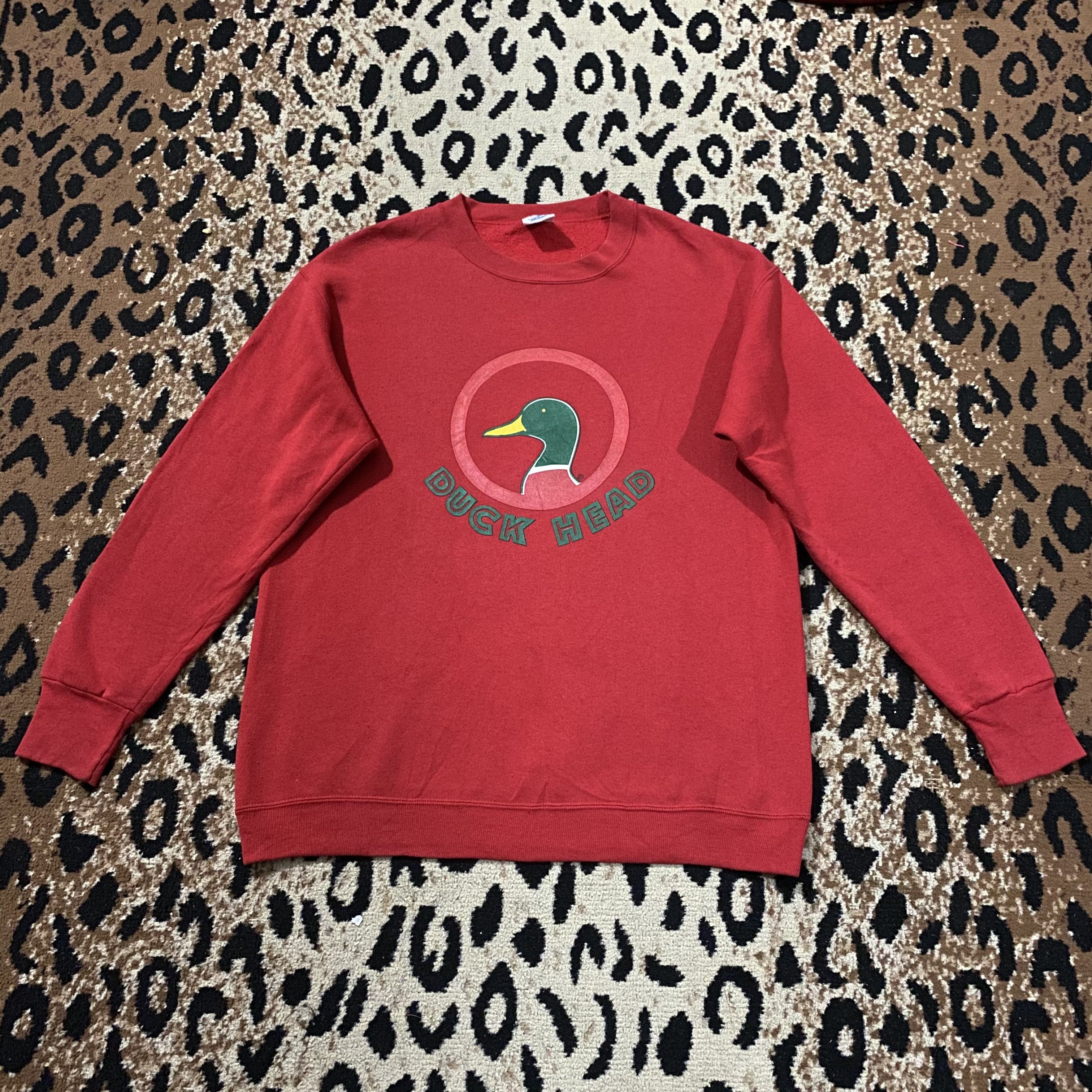 Duck Head × Vintage Vintage Duck Head Sweatshirt Big Logo Size US L / EU 52-54 / 3 - 1 Thumbnail