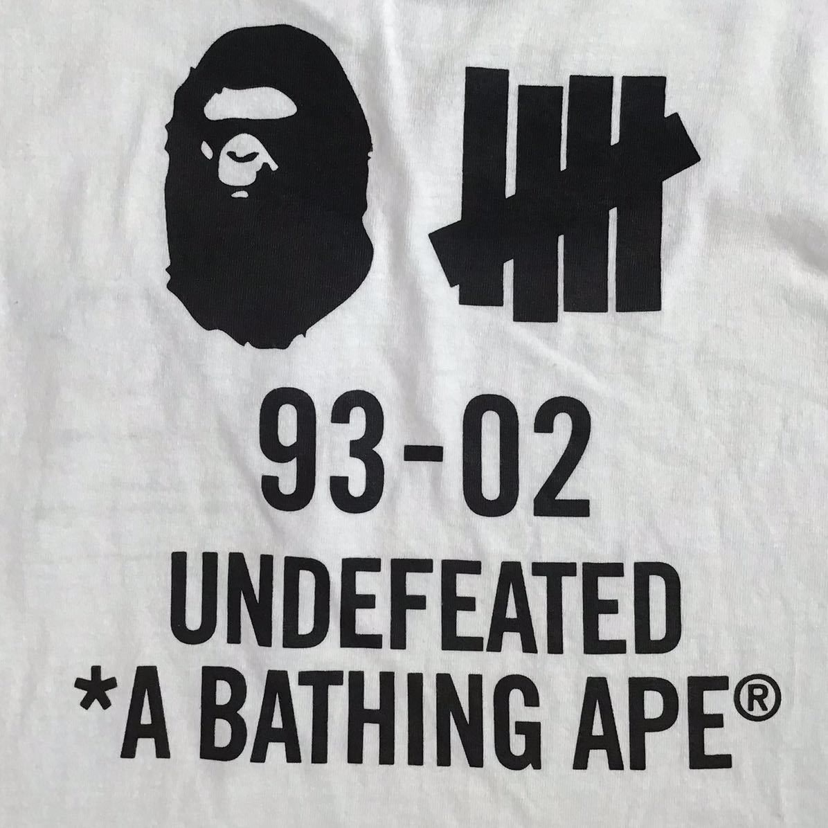 Bape × Undefeated BAPE × undefeated logo T-shirt a bathing ape Size US S / EU 44-46 / 1 - 6 Thumbnail