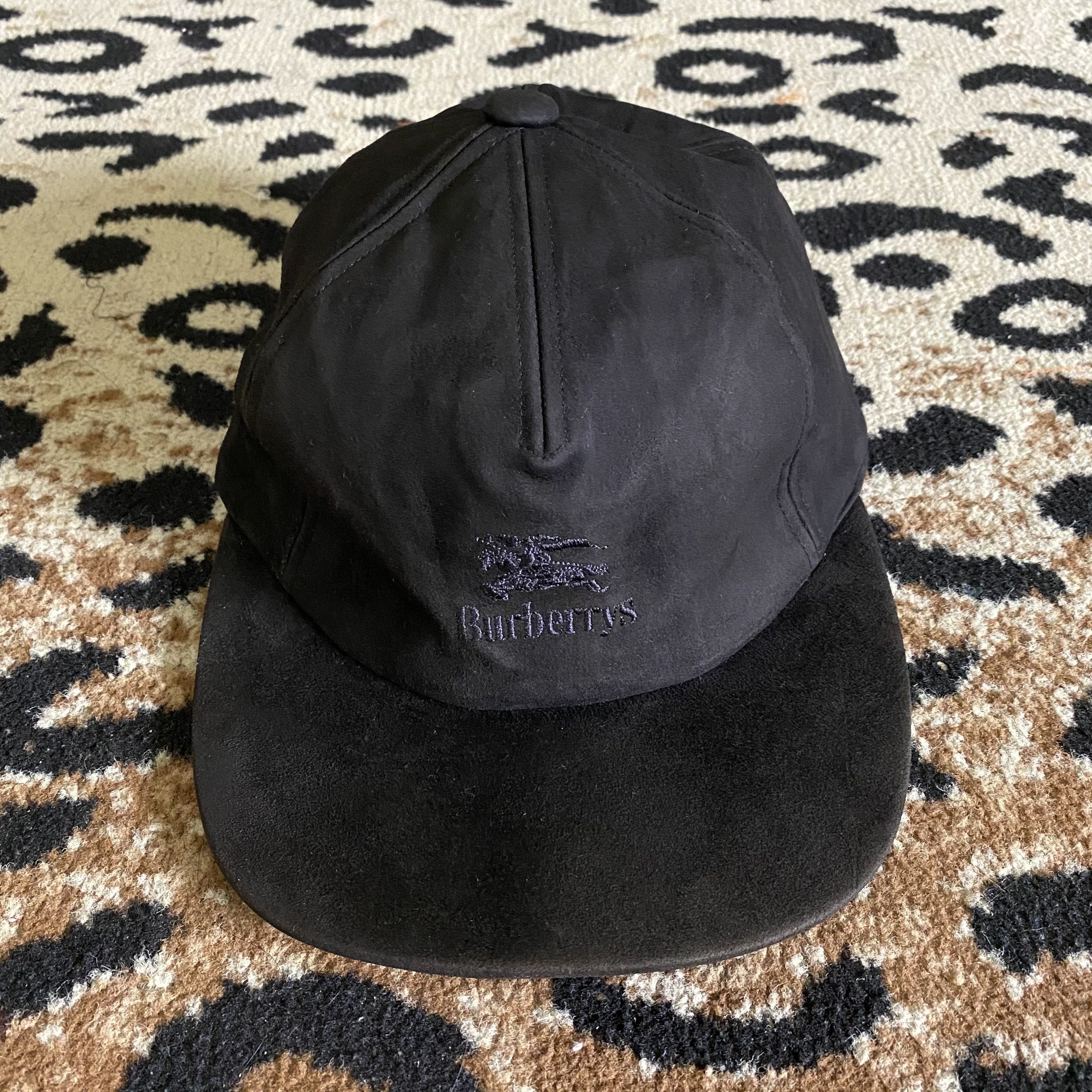 image of Burberrys Vintage Hats in Black, Men's