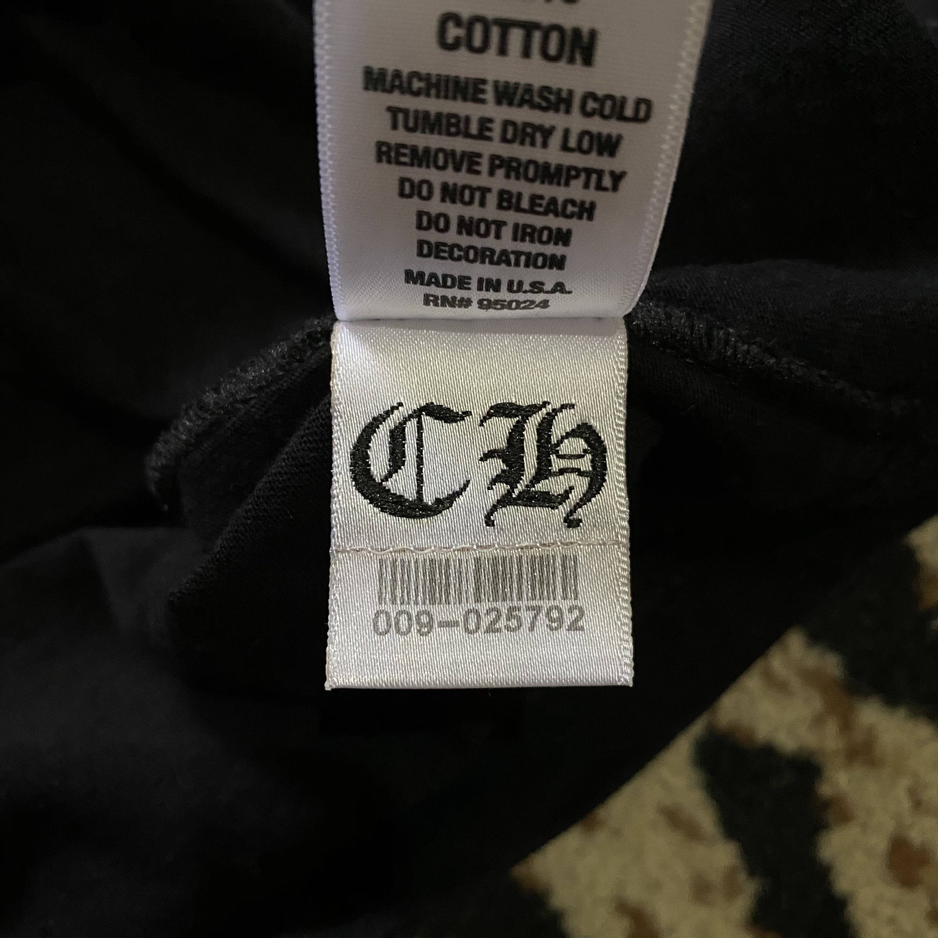 Chrome Hearts Chrome Hearts Cross Tee Size US S / EU 44-46 / 1 - 6 Thumbnail