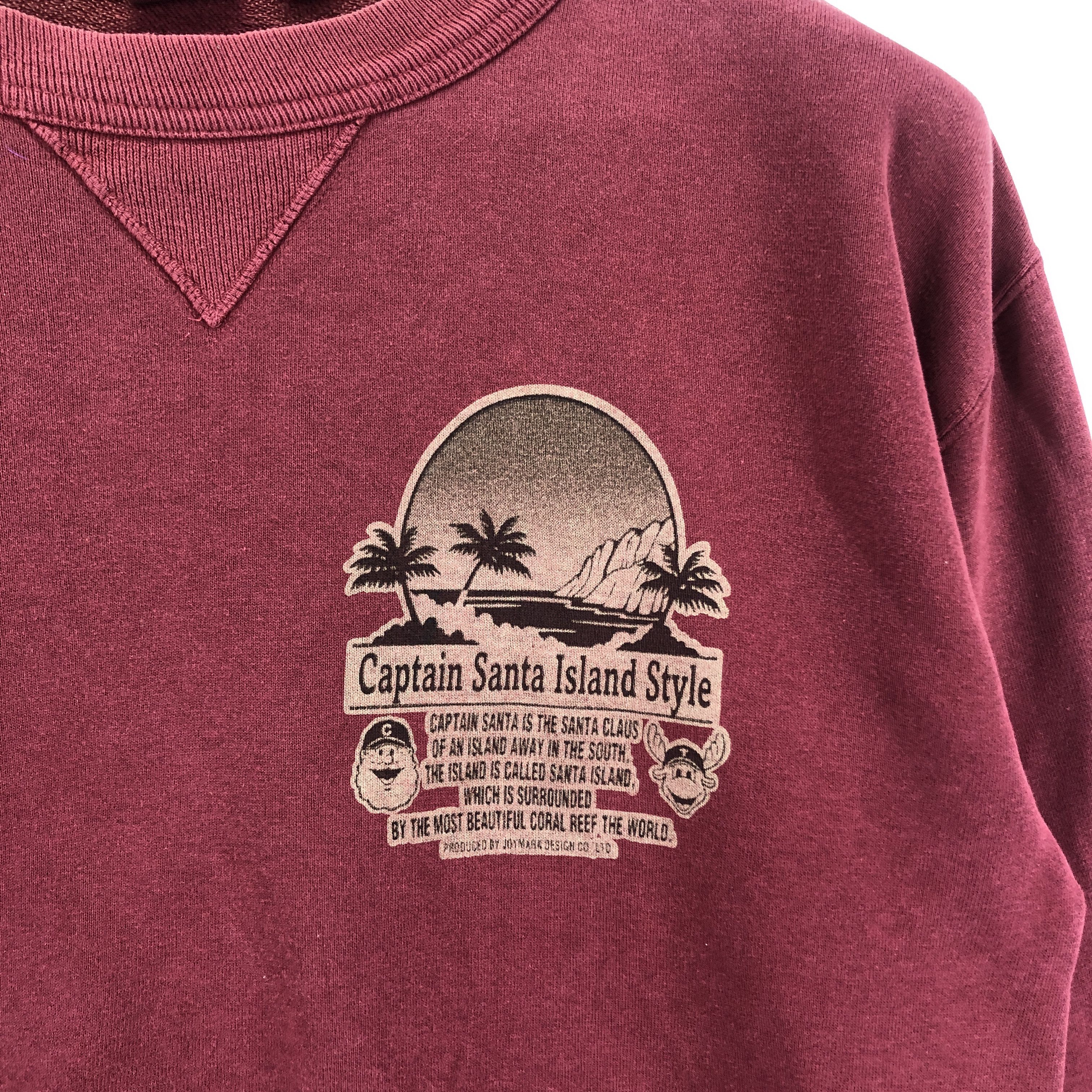 Japanese Brand CAPTAIN SANTA Crew Neck Sweatshirt #1834-48 Size US S / EU 44-46 / 1 - 4 Thumbnail