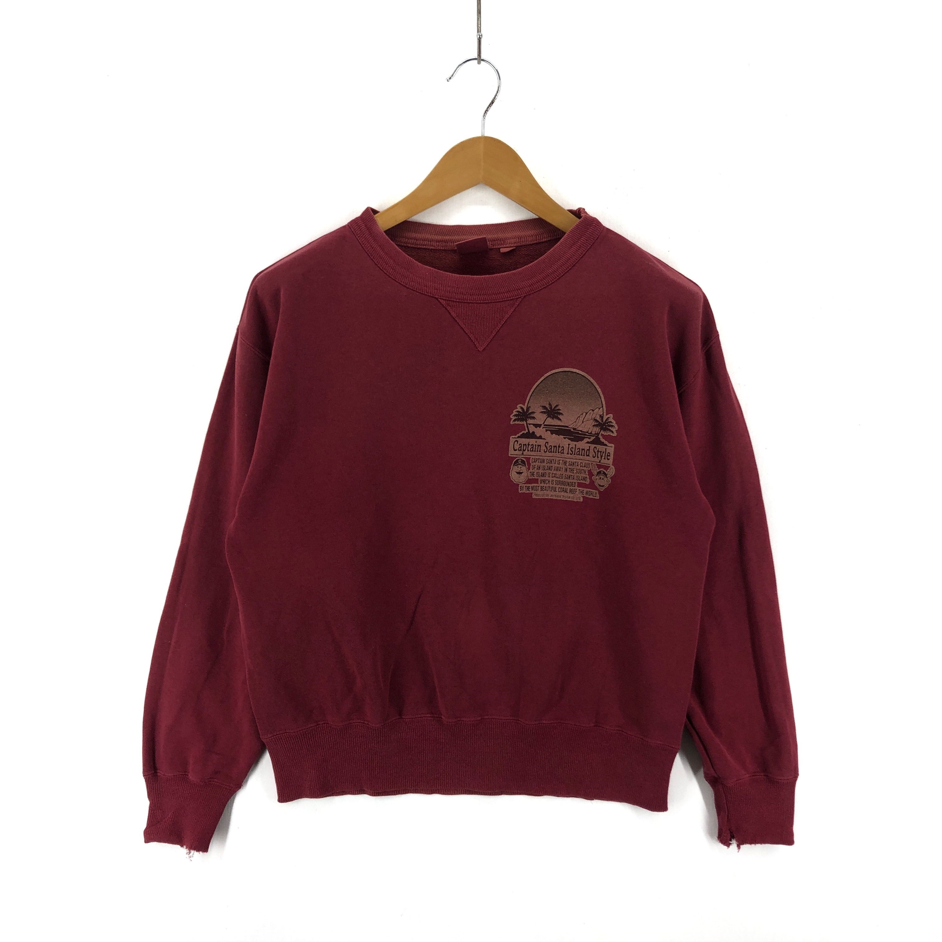 Japanese Brand CAPTAIN SANTA Crew Neck Sweatshirt #1834-48 Size US S / EU 44-46 / 1 - 3 Thumbnail