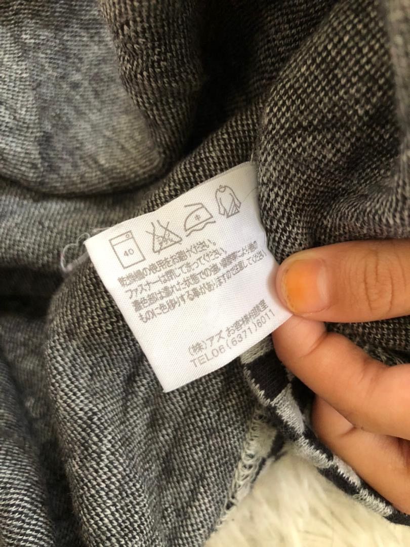 Japanese Brand Adabar big logo checked design Size US M / EU 48-50 / 2 - 8 Thumbnail
