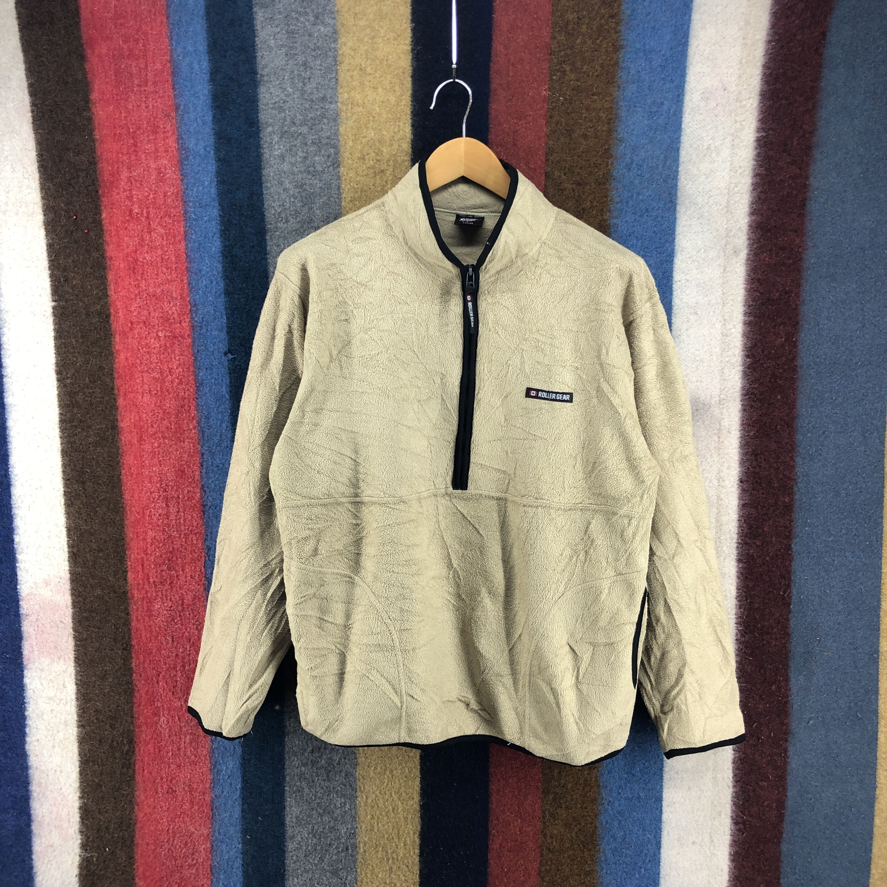 image of Roller Gear Canada Turtle Neck Fleece 0160/h in Beige, Men's (Size Medium)