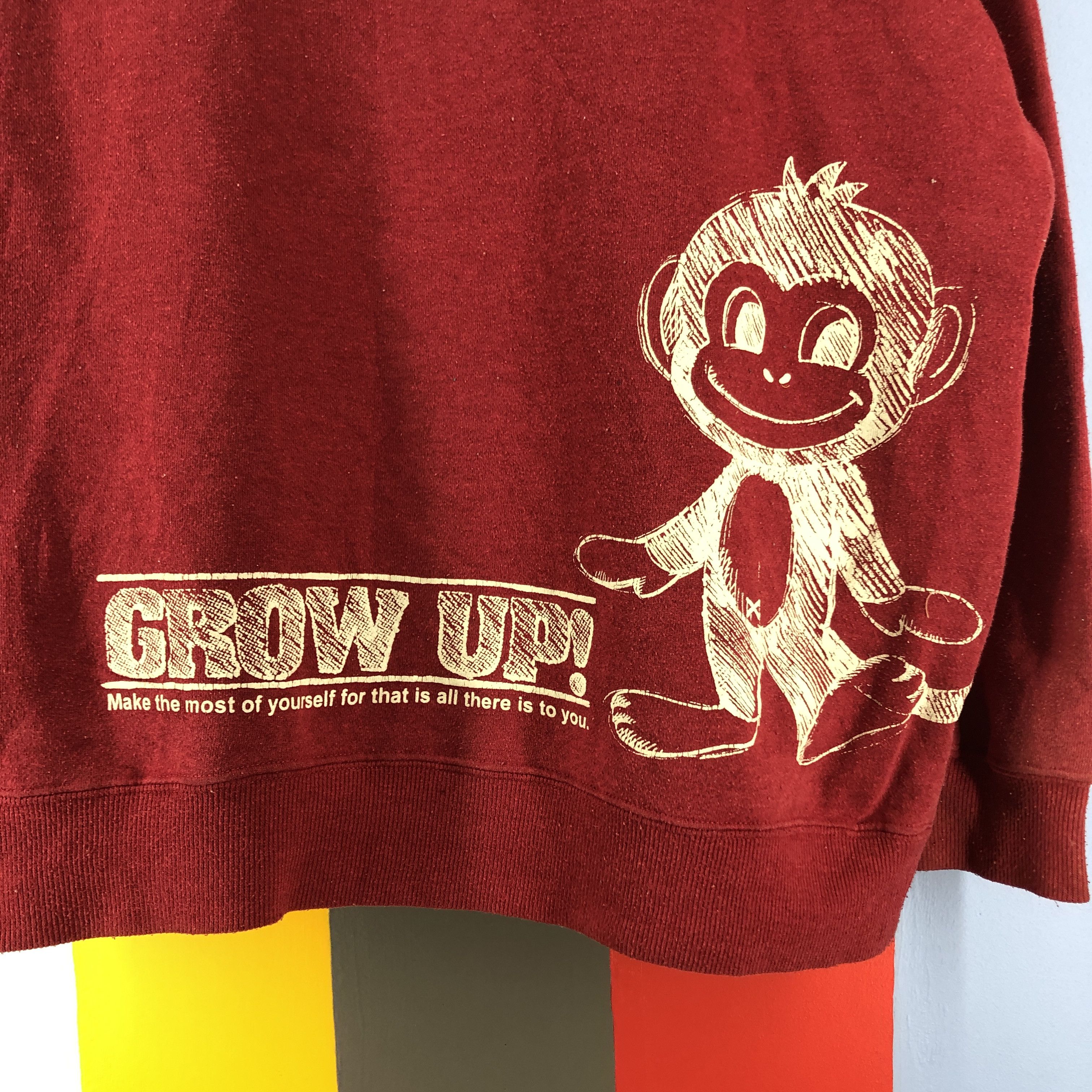 Japanese Brand GRASS HITHER Hoodie Pullover #0824/AC Size US XL / EU 56 / 4 - 10 Thumbnail