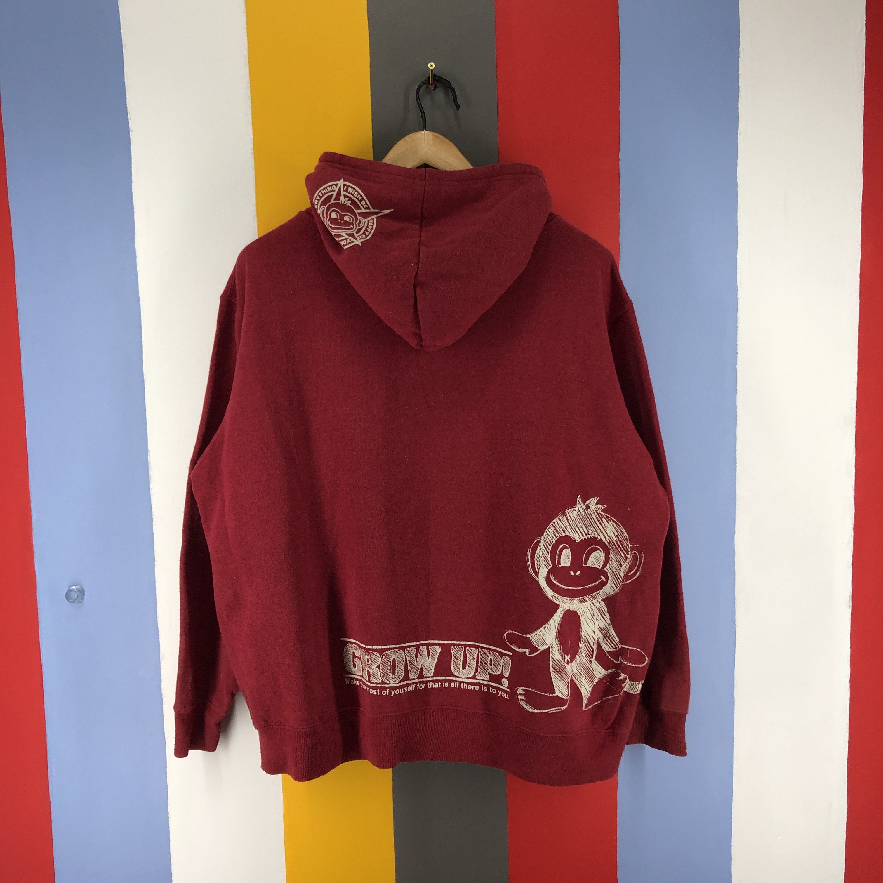Japanese Brand GRASS HITHER Hoodie Pullover #0824/AC Size US XL / EU 56 / 4 - 9 Thumbnail