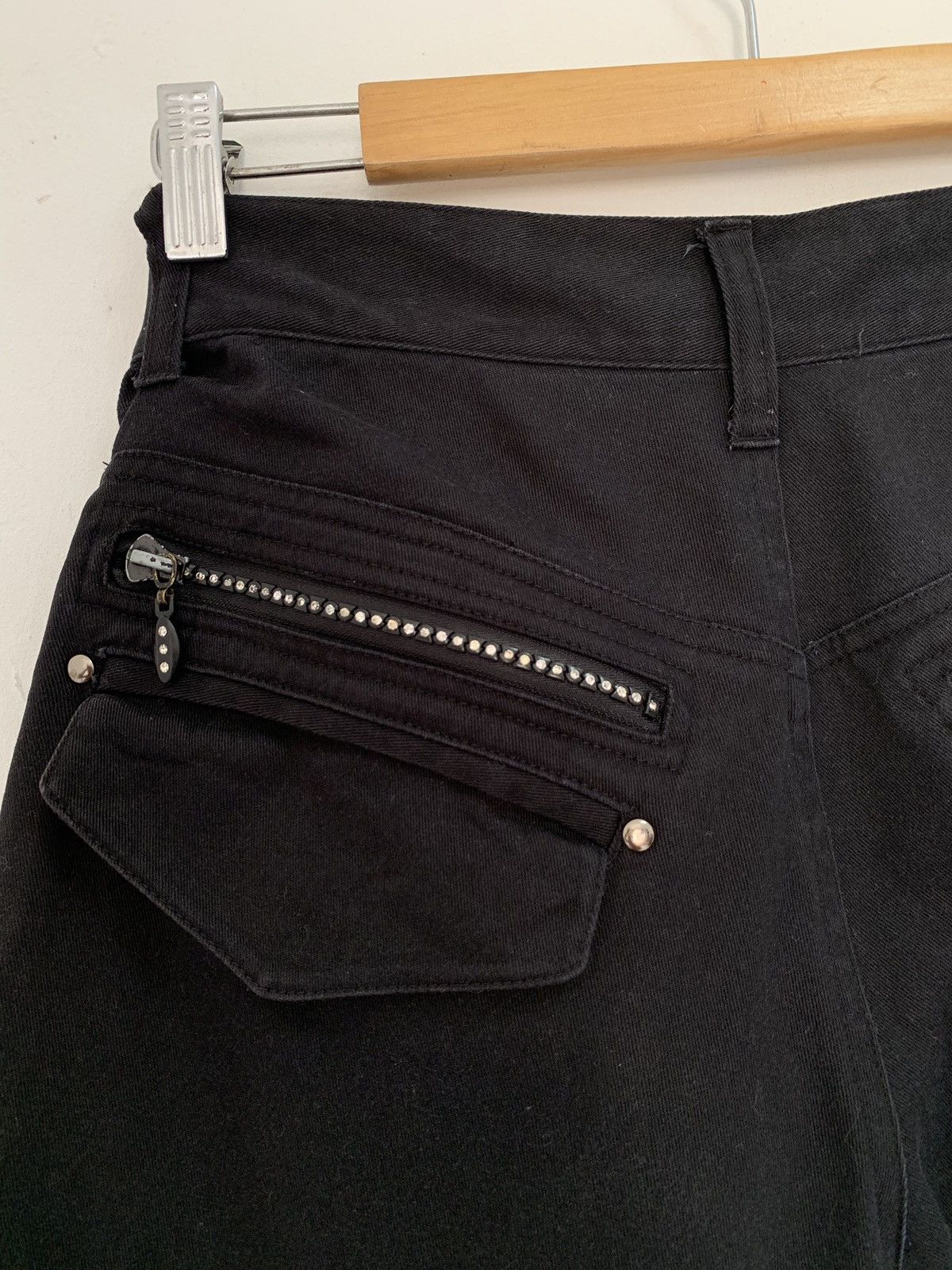 If Six Was Nine × Japanese Brand × Seditionaries 🇯🇵 Semantic Design Black Multi Pocket Pants Size US 31 - 5 Thumbnail