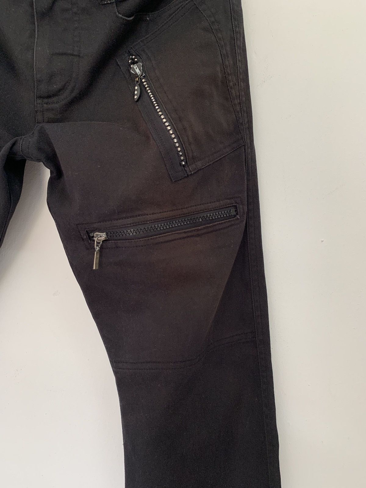 If Six Was Nine × Japanese Brand × Seditionaries 🇯🇵 Semantic Design Black Multi Pocket Pants Size US 31 - 4 Thumbnail