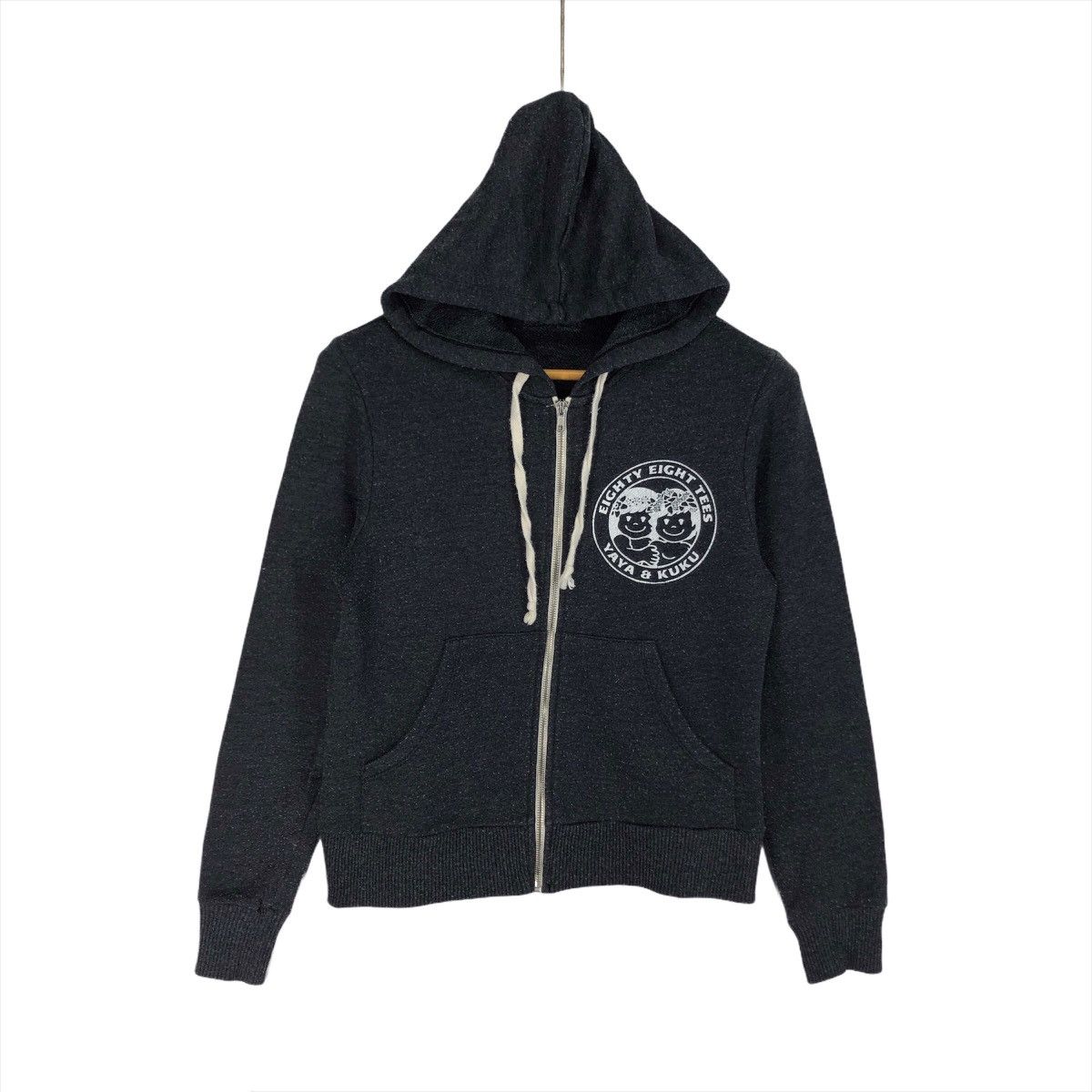 Eighty Eight YAYA N KUKU 8 8 TEES Women Zipper Hoodie #2479-86 Size S / US 4 / IT 40 - 3 Thumbnail