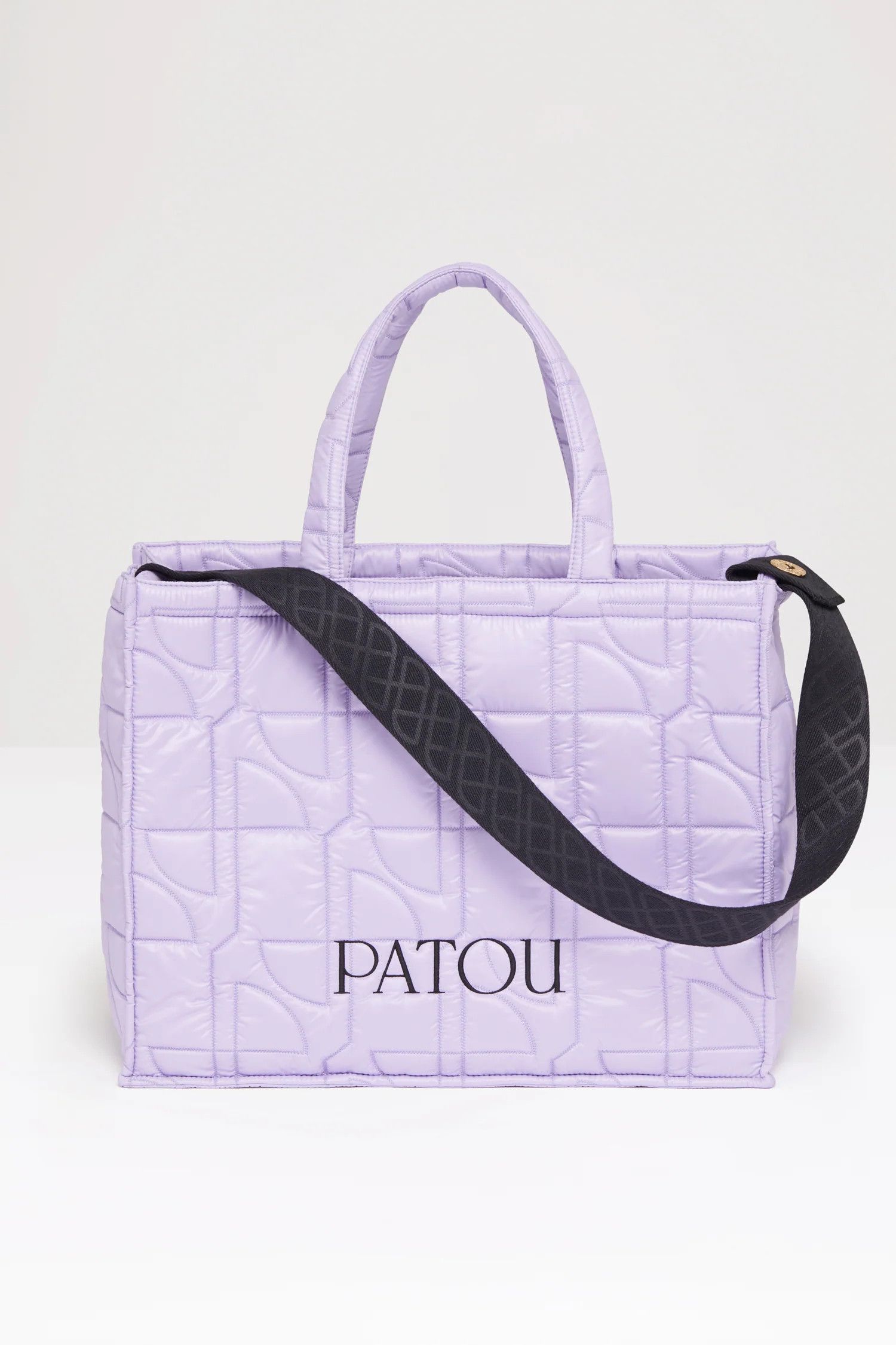 Patou PATOU lavender recycled nylon JP quilted tote bag authentic Size ONE SIZE - 1 Thumbnail
