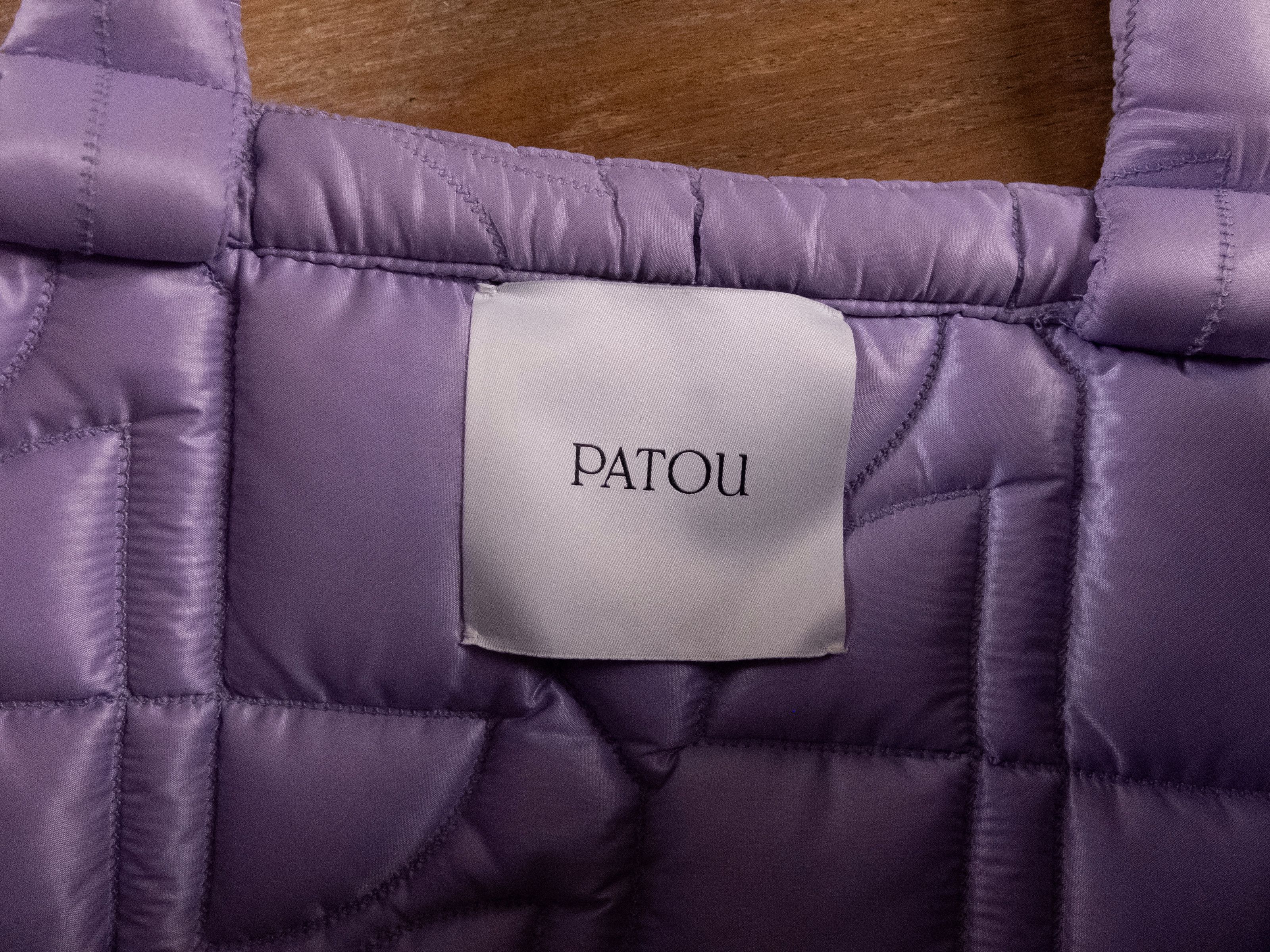 Patou PATOU lavender recycled nylon JP quilted tote bag authentic Size ONE SIZE - 12 Thumbnail