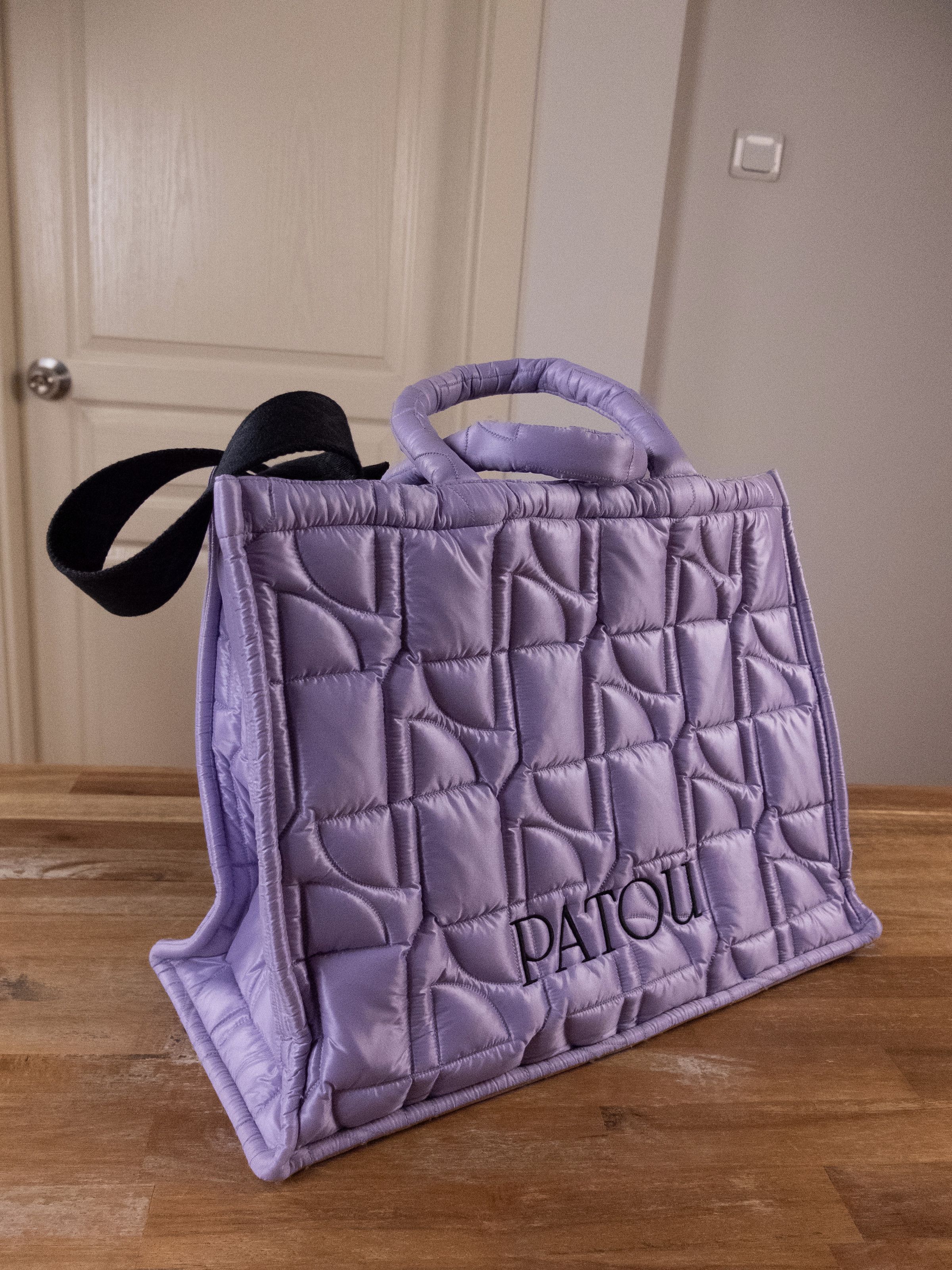 Patou PATOU lavender recycled nylon JP quilted tote bag authentic Size ONE SIZE - 4 Thumbnail