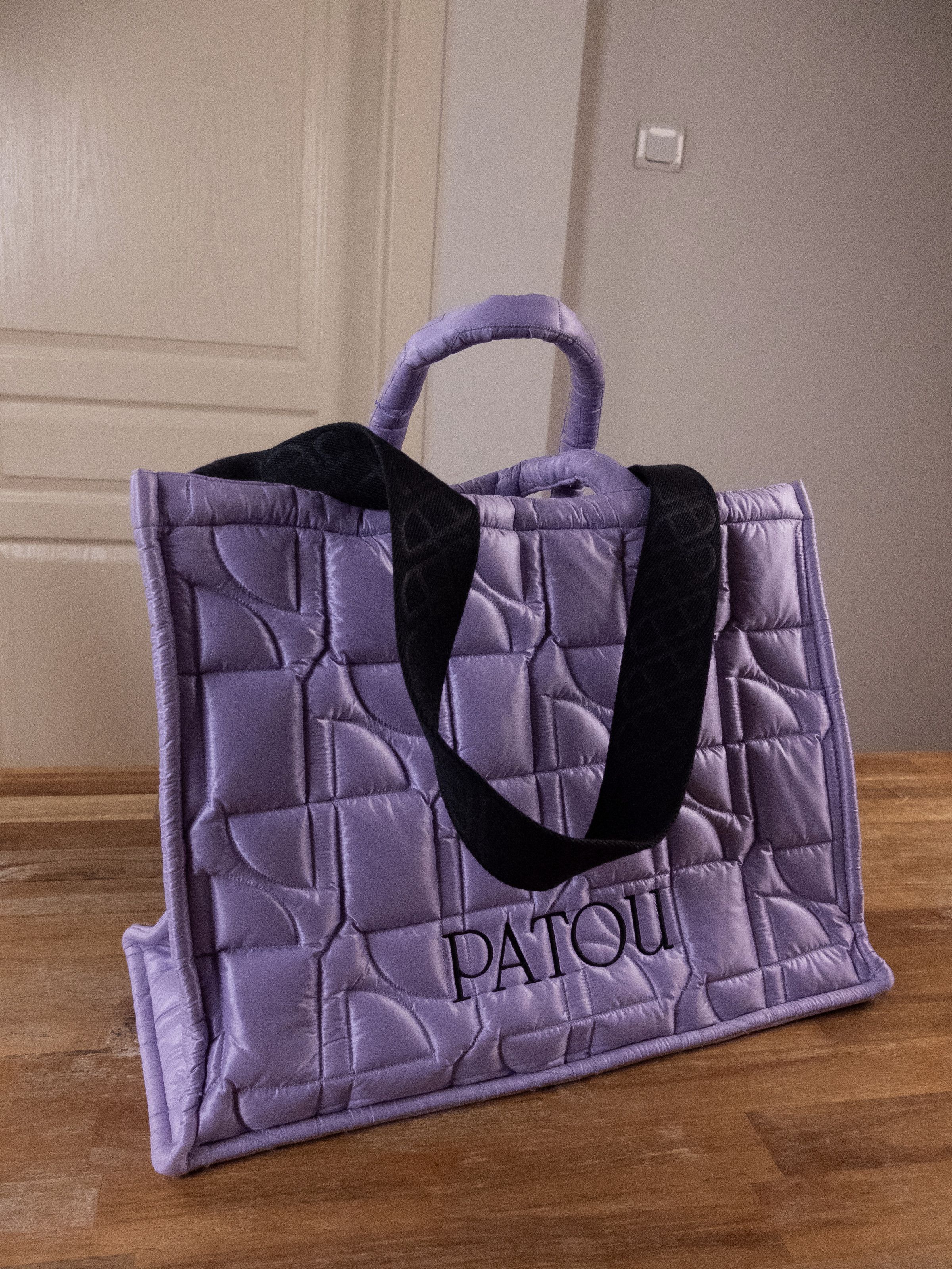 Patou PATOU lavender recycled nylon JP quilted tote bag authentic Size ONE SIZE - 6 Thumbnail
