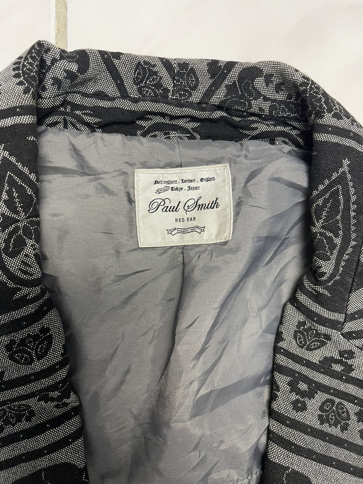 Paul Smith Vintage Paul Smith Red Ear Full Print Motive Jacket Size US S / EU 44-46 / 1 - 3 Thumbnail