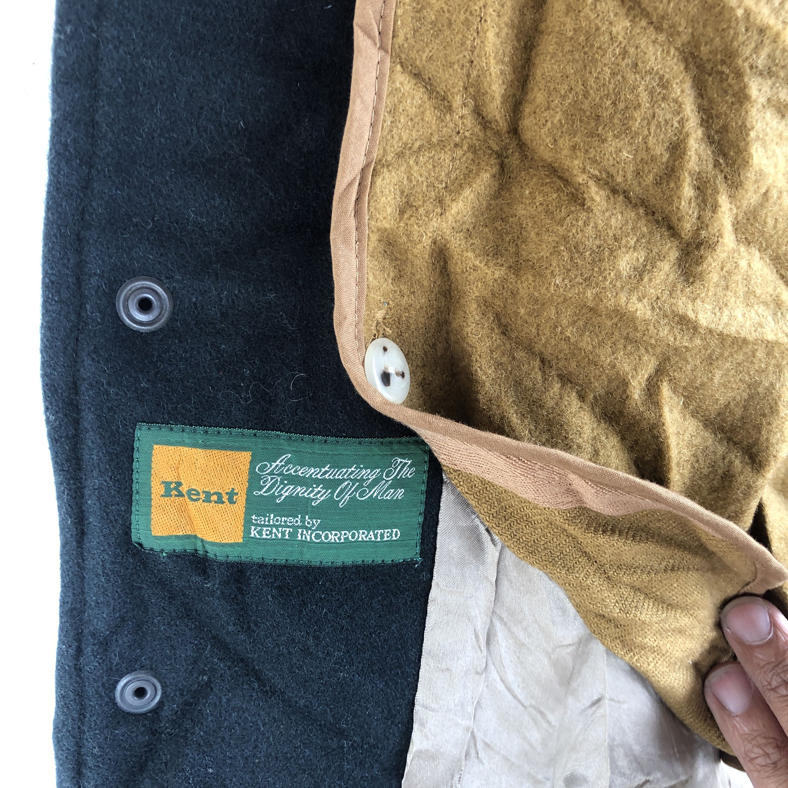 Japanese Brand Vintage Kent Varsity Jackets Letterman Wool Jacket Size US L / EU 52-54 / 3 - 10 Thumbnail