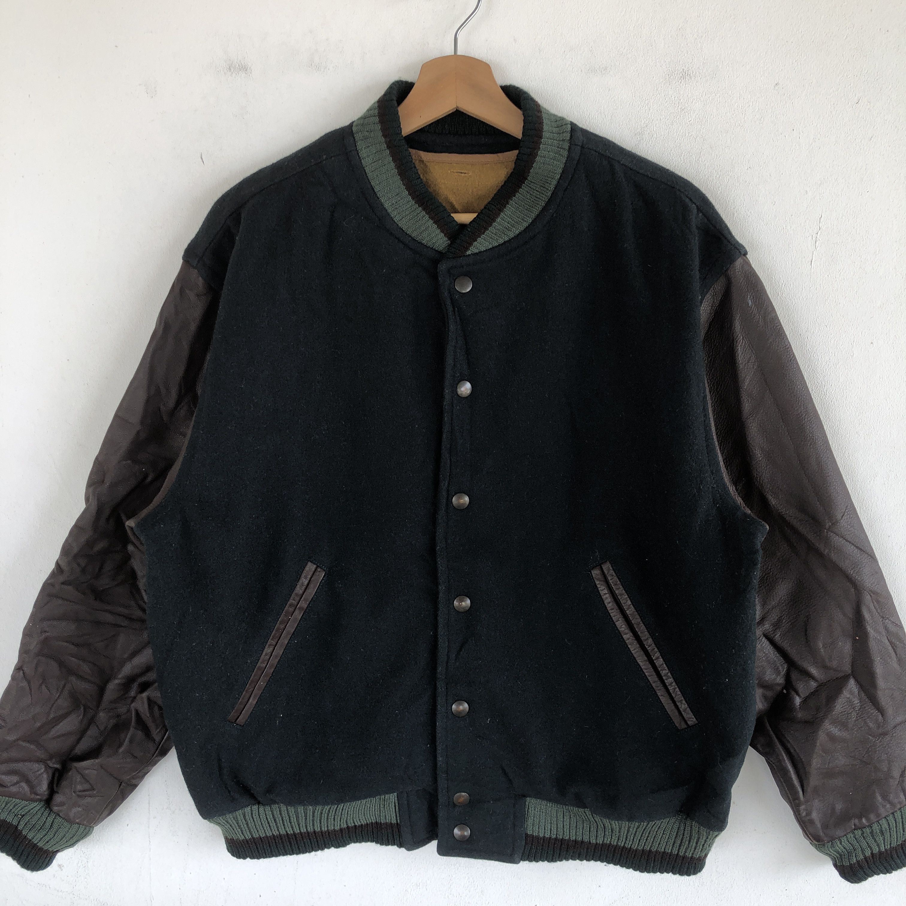 Japanese Brand Vintage Kent Varsity Jackets Letterman Wool Jacket Size US L / EU 52-54 / 3 - 6 Thumbnail