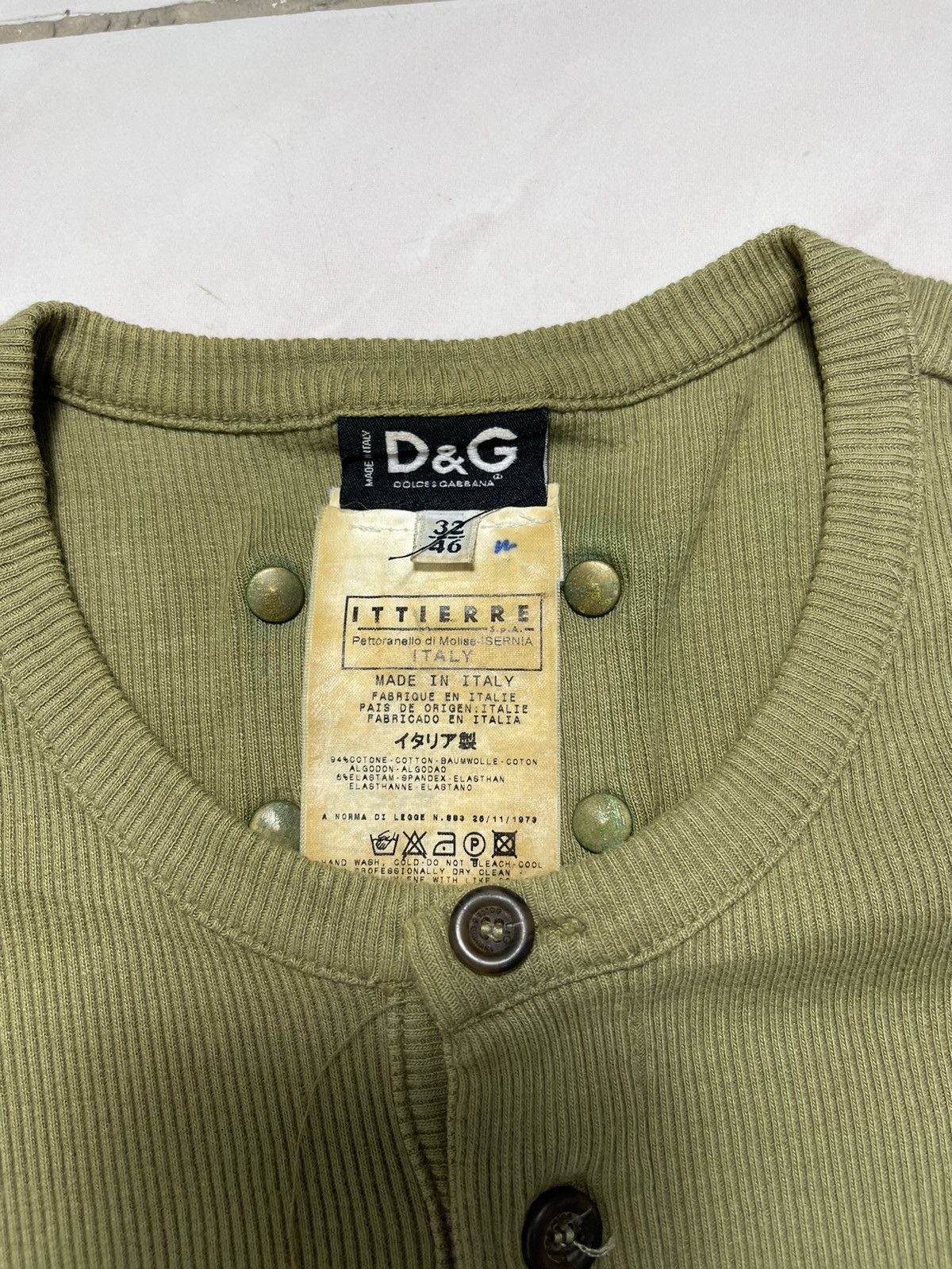 Dolce & Gabbana Vintage Dolce & Gabbana Long Sleeve Shirts Size US M / EU 48-50 / 2 - 4 Thumbnail