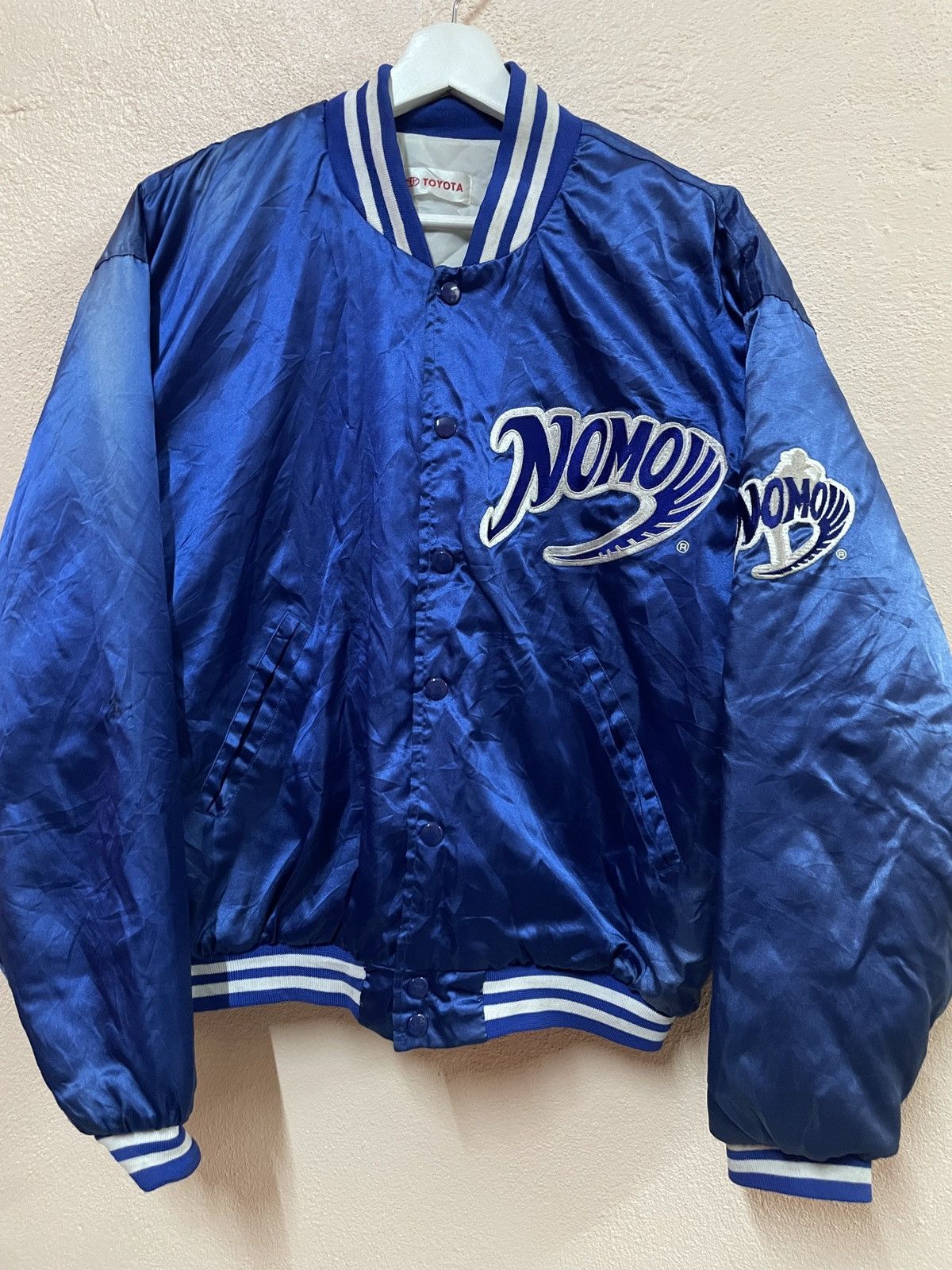 MLB Vintage Hideo Nomo Los Angeles Dodgers Varsity jacket Toyota Size US M / EU 48-50 / 2 - 3 Thumbnail