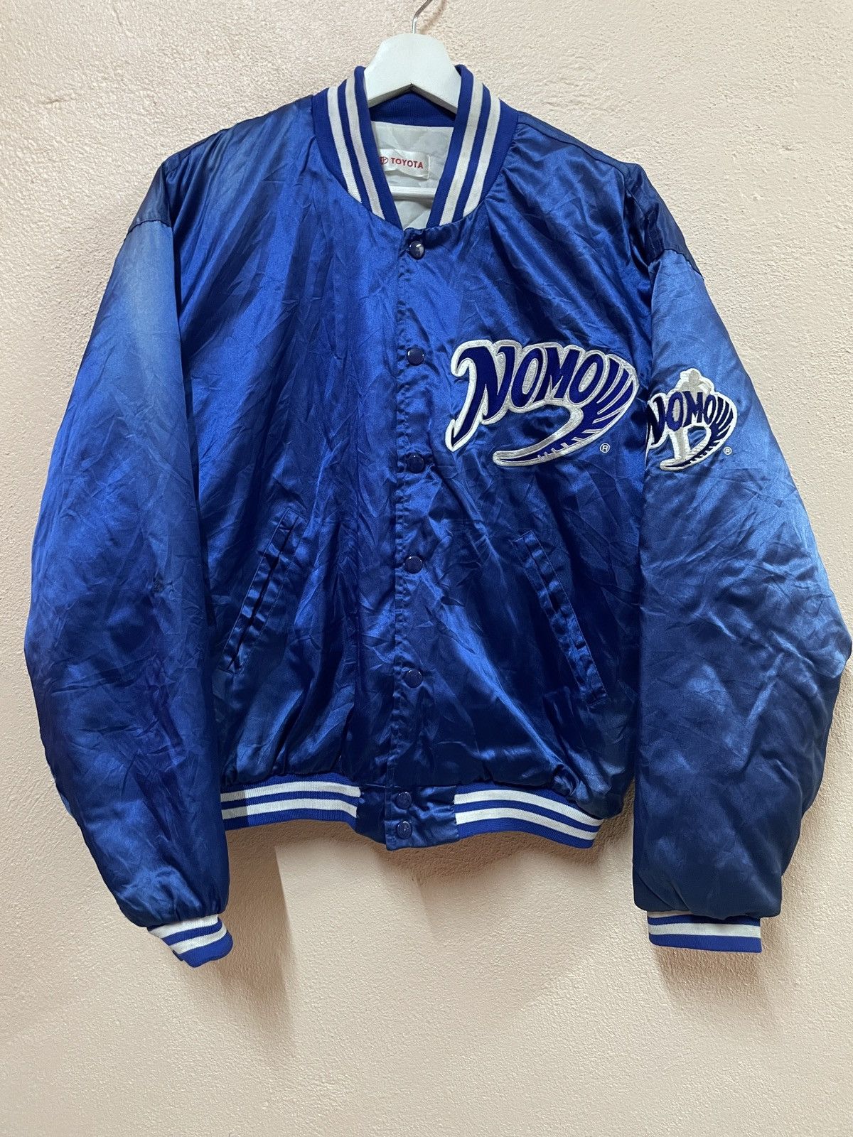 MLB Vintage Hideo Nomo Los Angeles Dodgers Varsity jacket Toyota Size US M / EU 48-50 / 2 - 2 Thumbnail