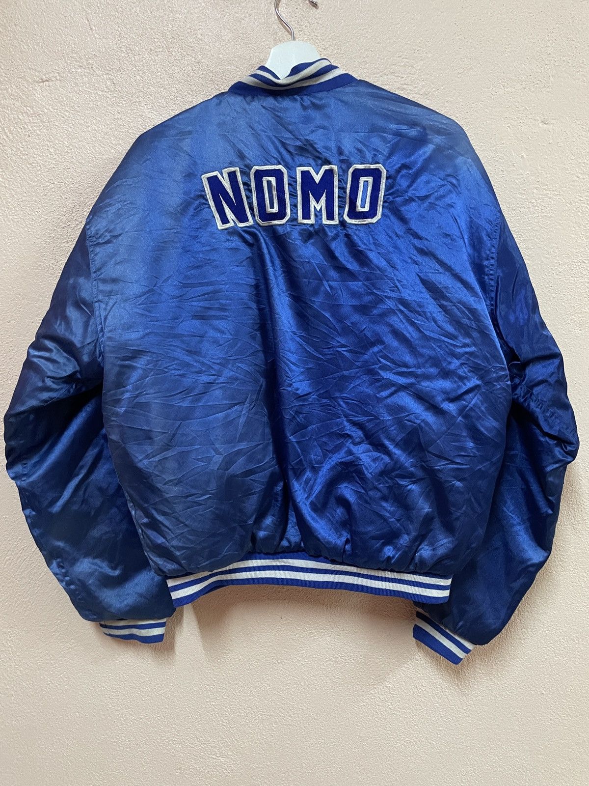 MLB Vintage Hideo Nomo Los Angeles Dodgers Varsity jacket Toyota Size US M / EU 48-50 / 2 - 7 Thumbnail
