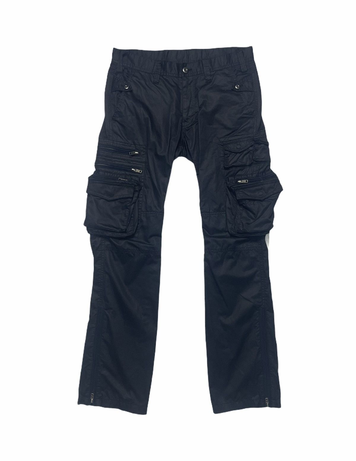 Designer Multi Pocket / Zipper Tactical Pants Size US 32 / EU 48 - 1 Thumbnail