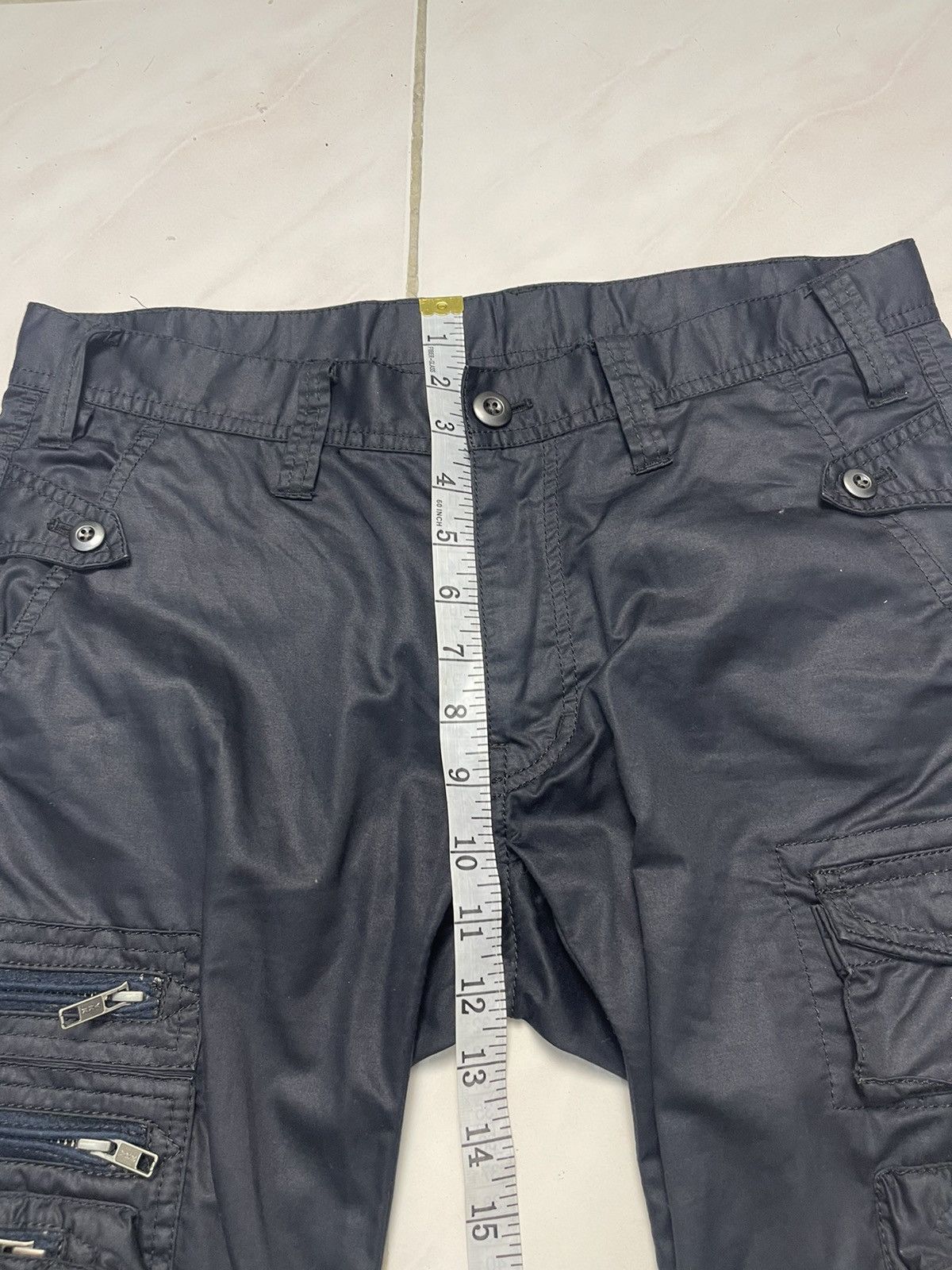 Designer Multi Pocket / Zipper Tactical Pants Size US 32 / EU 48 - 7 Thumbnail