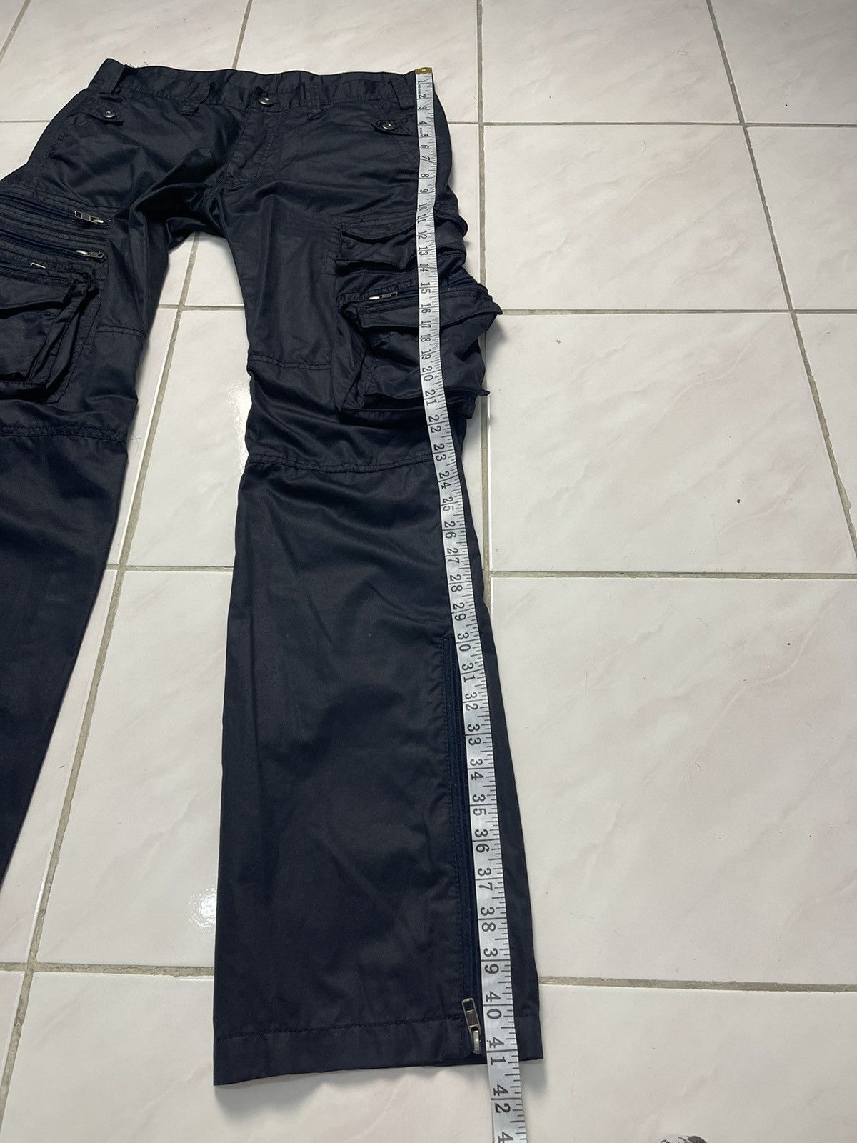 Designer Multi Pocket / Zipper Tactical Pants Size US 32 / EU 48 - 12 Thumbnail