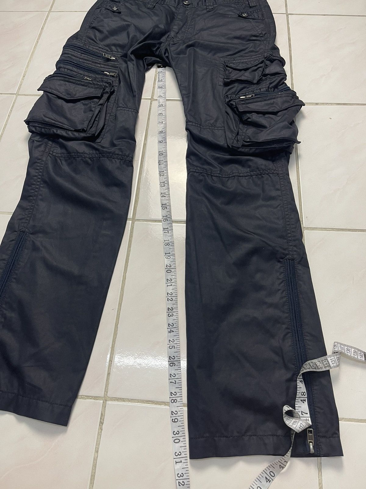 Designer Multi Pocket / Zipper Tactical Pants Size US 32 / EU 48 - 11 Thumbnail