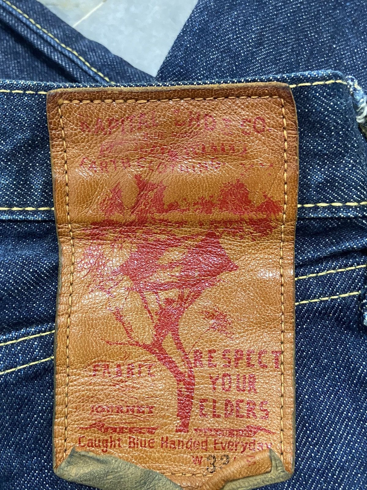 Kapital ‼️Kapital Caught Blue Handed Jeans Size US 32 / EU 48 - 13 Thumbnail