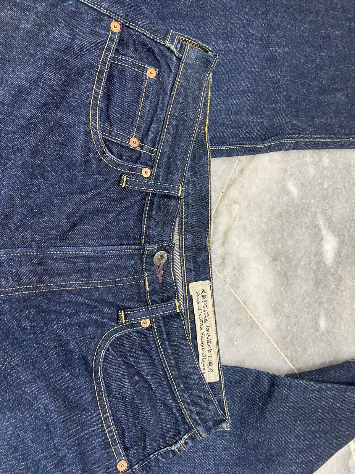 Kapital ‼️Kapital Caught Blue Handed Jeans Size US 32 / EU 48 - 6 Thumbnail