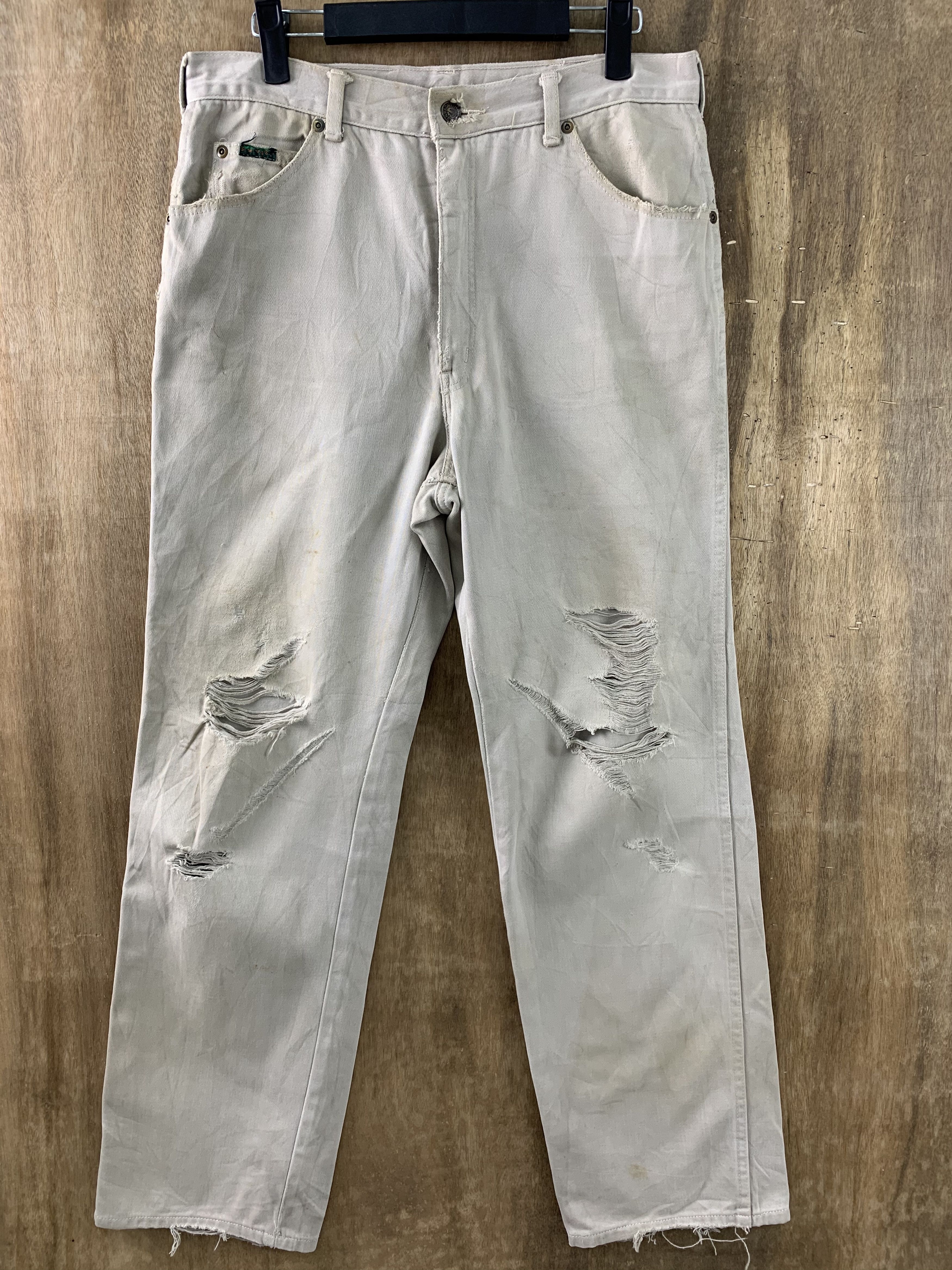 Edwin Casual Pants Edwin Distressed Streetwear Vintage Pants Size US 29 - 1 Thumbnail