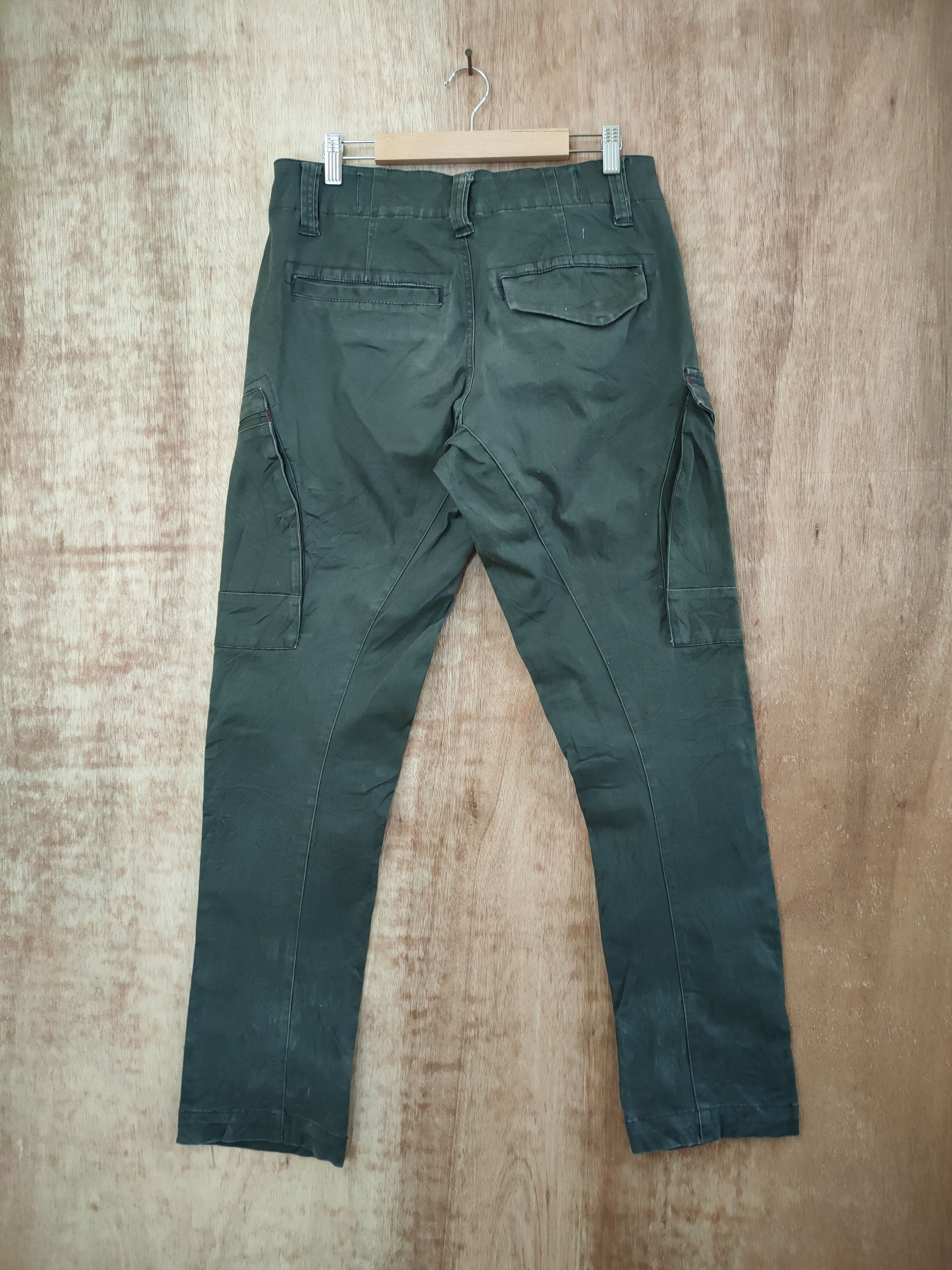 Japanese Brand GENBA XBEC VINTAGE CARGO PANTS/ DAMAGE KNEE Size US 30 / EU 46 - 5 Thumbnail