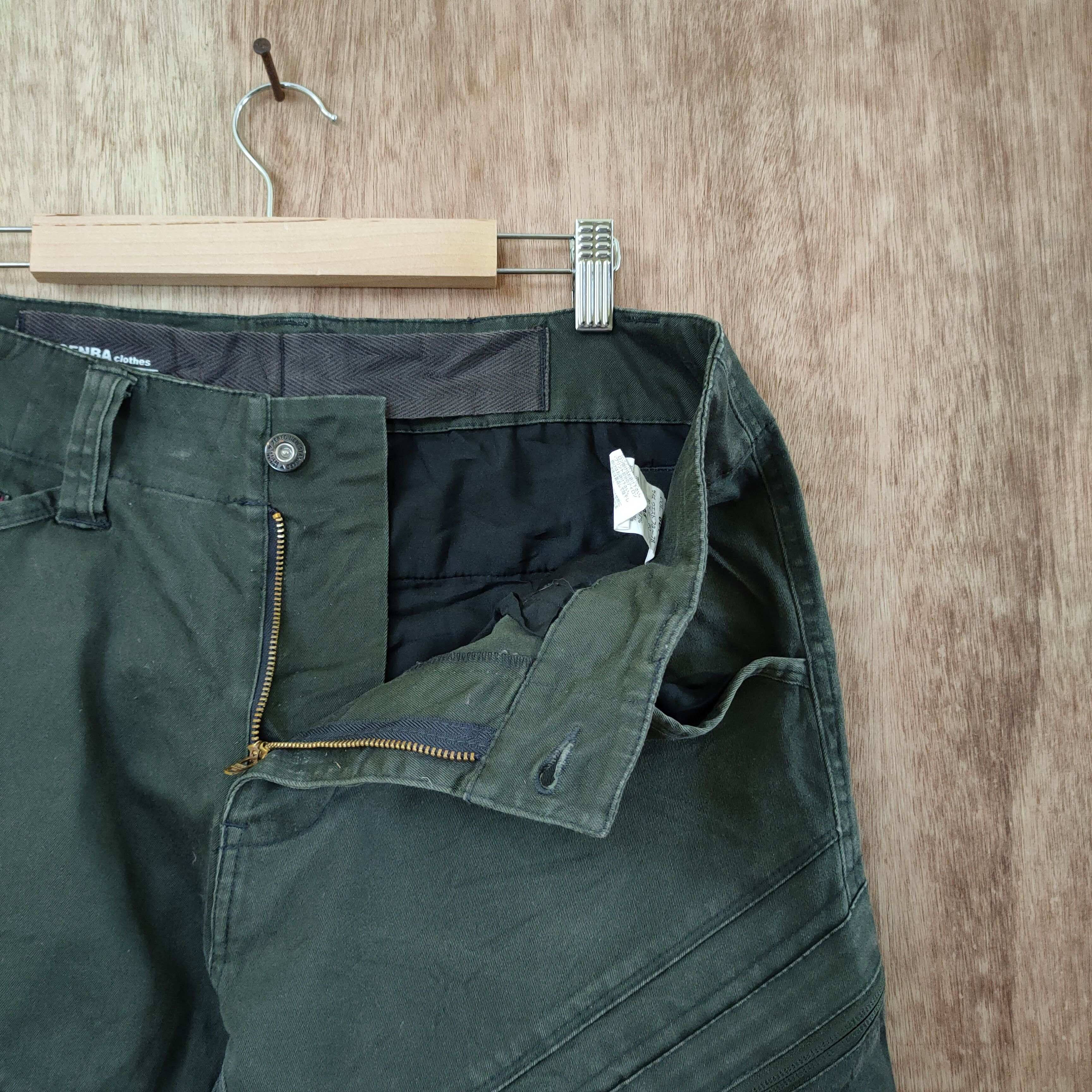 Japanese Brand GENBA XBEC VINTAGE CARGO PANTS/ DAMAGE KNEE Size US 30 / EU 46 - 6 Thumbnail