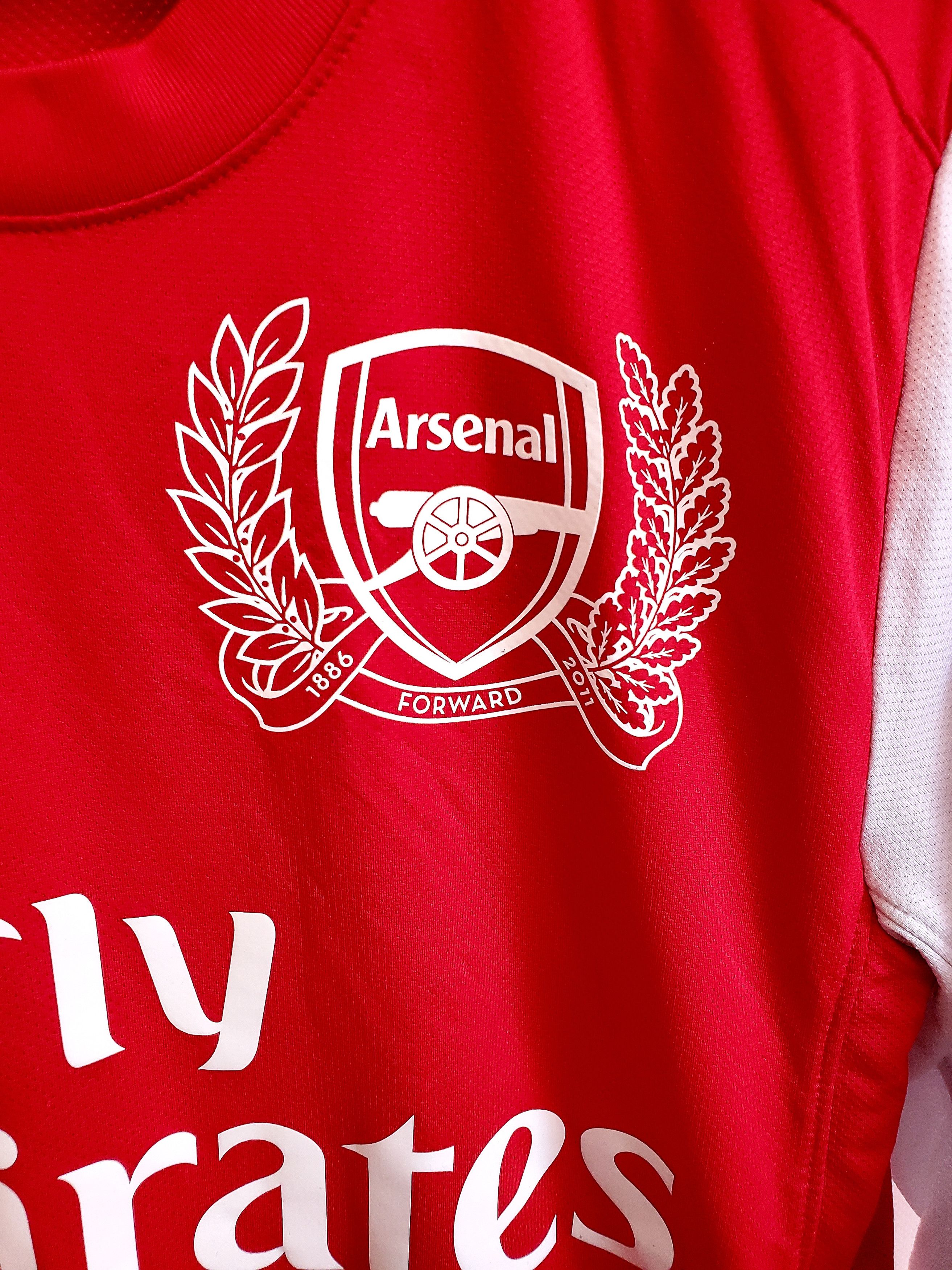 Nike ARSENAL LONDON 2011 2012 HOME FOOTBALL SHIRT SOCCER JERSEY Size US S / EU 44-46 / 1 - 2 Thumbnail