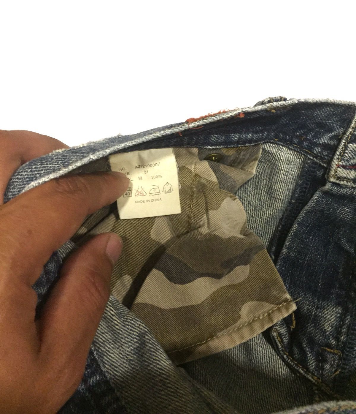 Japanese Brand Japanese brand bootcut pacthwork pant Size US 34 / EU 50 - 6 Thumbnail