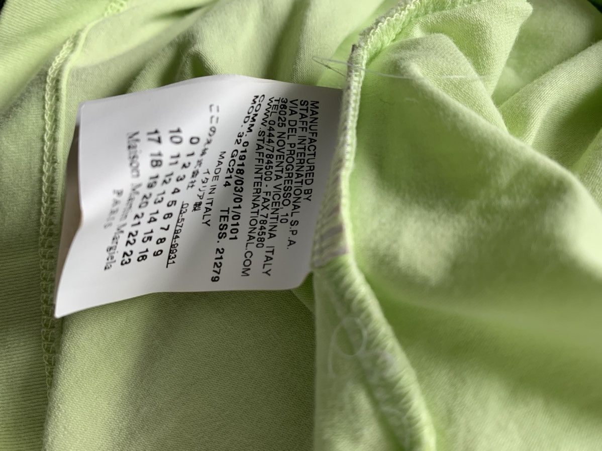 Maison Margiela Margiela MM6 Neon Split Neck Tee Shirt Size US M / EU 48-50 / 2 - 5 Thumbnail