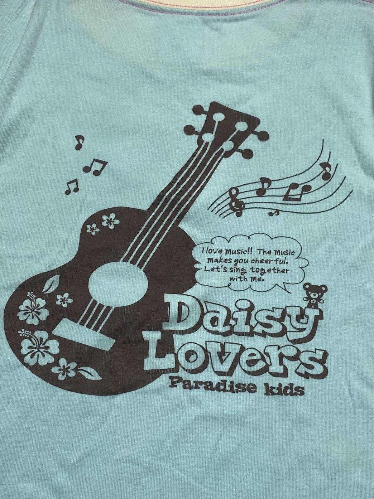 Hysteric Glamour 2000s Daisy Lovers - Daisy Music Masctots Baby Tee Size S / US 4 / IT 40 - 8 Thumbnail