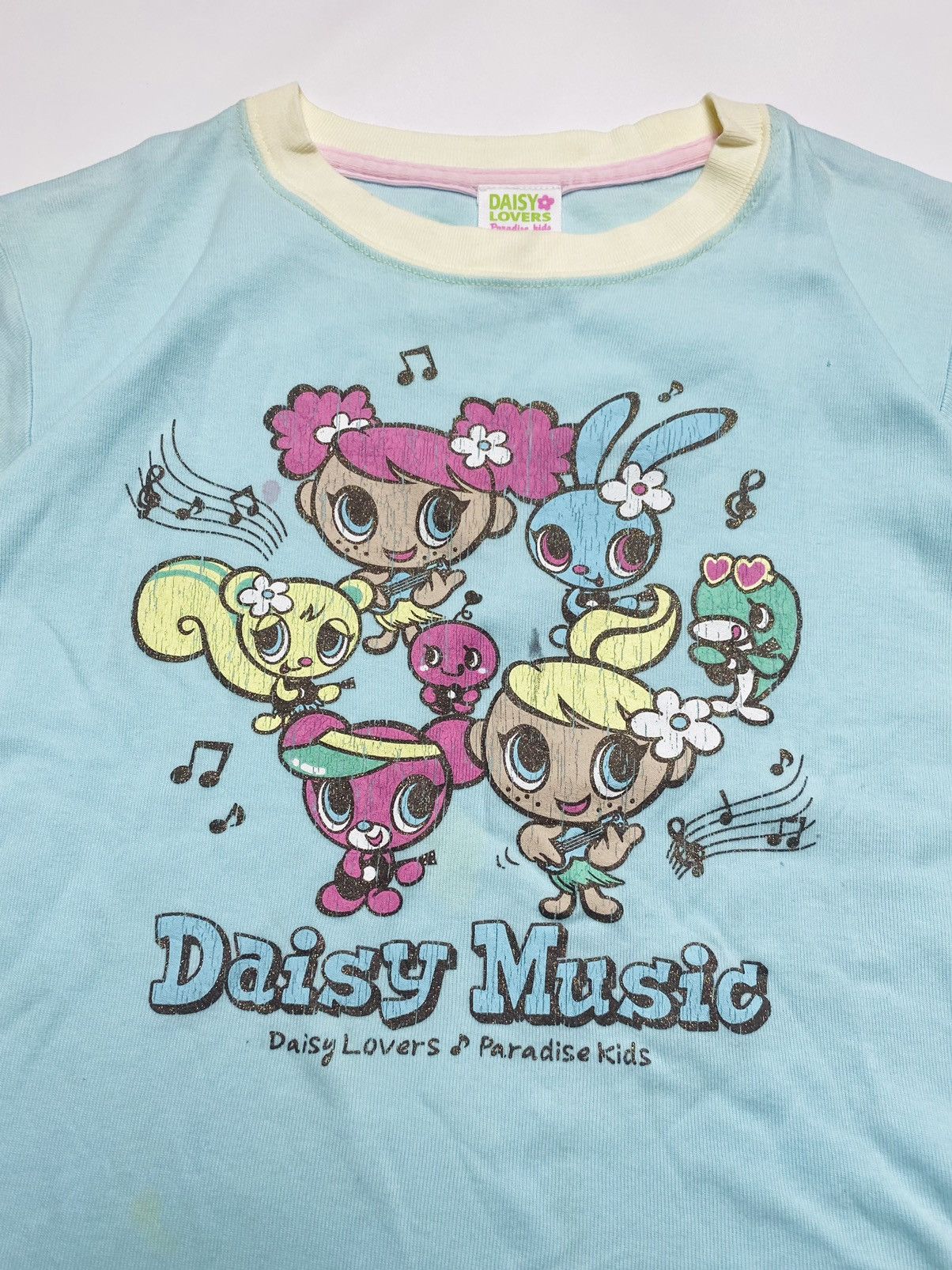 Hysteric Glamour 2000s Daisy Lovers - Daisy Music Masctots Baby Tee Size S / US 4 / IT 40 - 4 Thumbnail