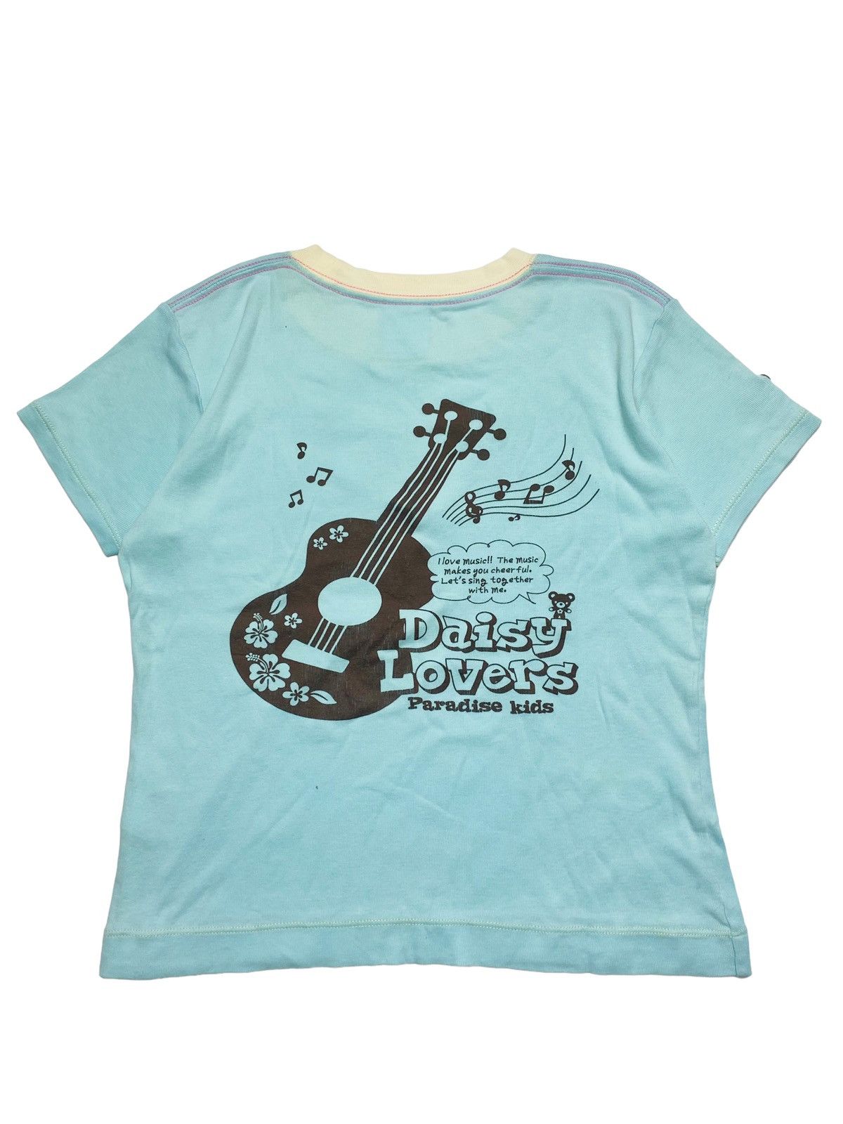 Hysteric Glamour 2000s Daisy Lovers - Daisy Music Masctots Baby Tee Size S / US 4 / IT 40 - 3 Thumbnail