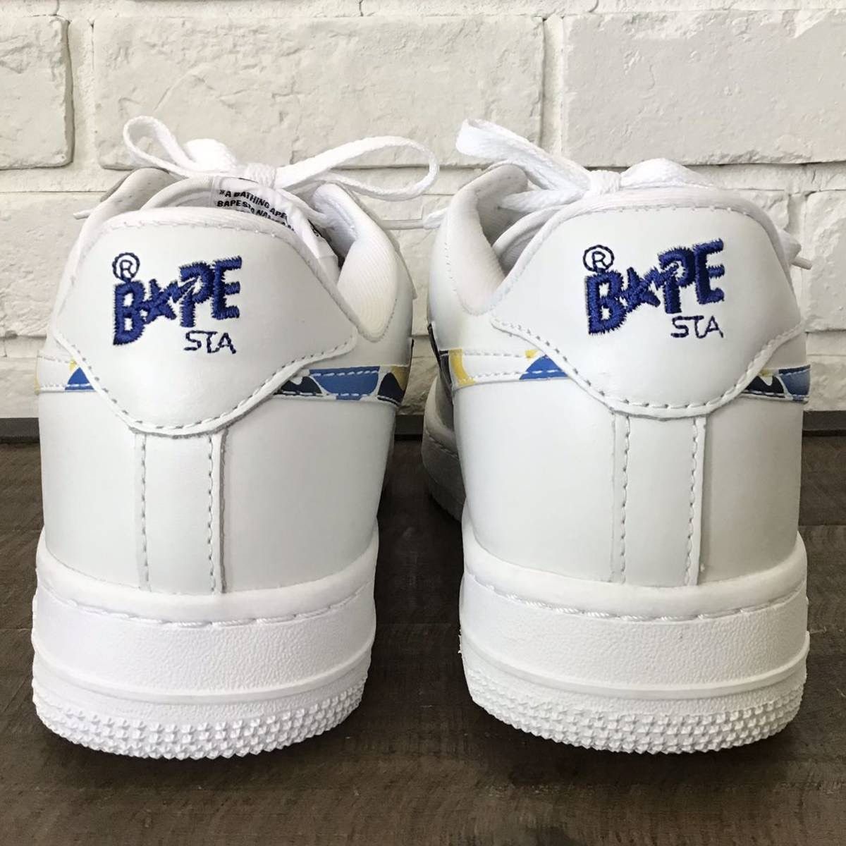 Bape × Nigo 2012 Shanghai color camo leather BAPE STA sneakers NIGO star Size US 8.5 / EU 41-42 - 5 Thumbnail