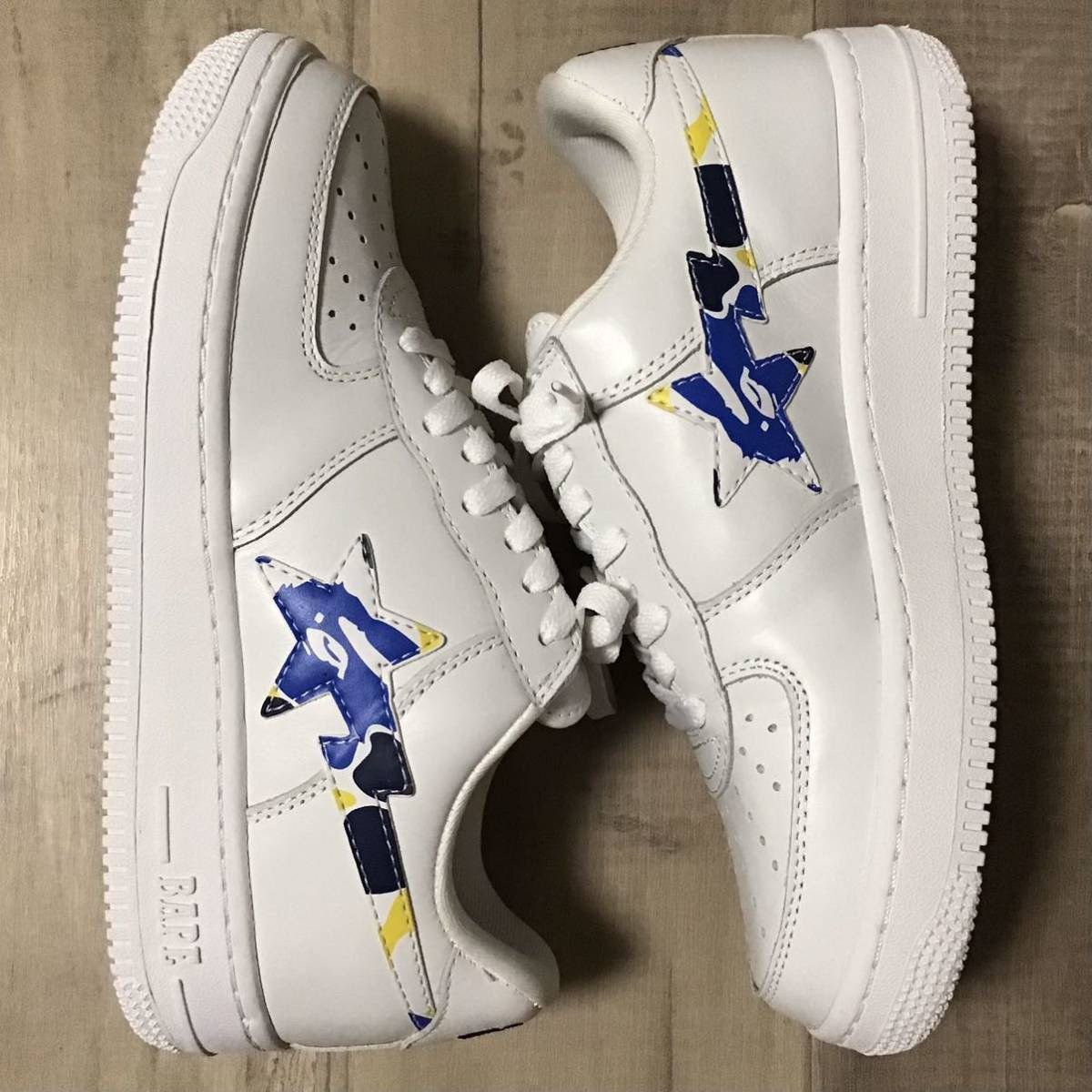 Bape × Nigo 2012 Shanghai color camo leather BAPE STA sneakers NIGO star Size US 8.5 / EU 41-42 - 2 Thumbnail